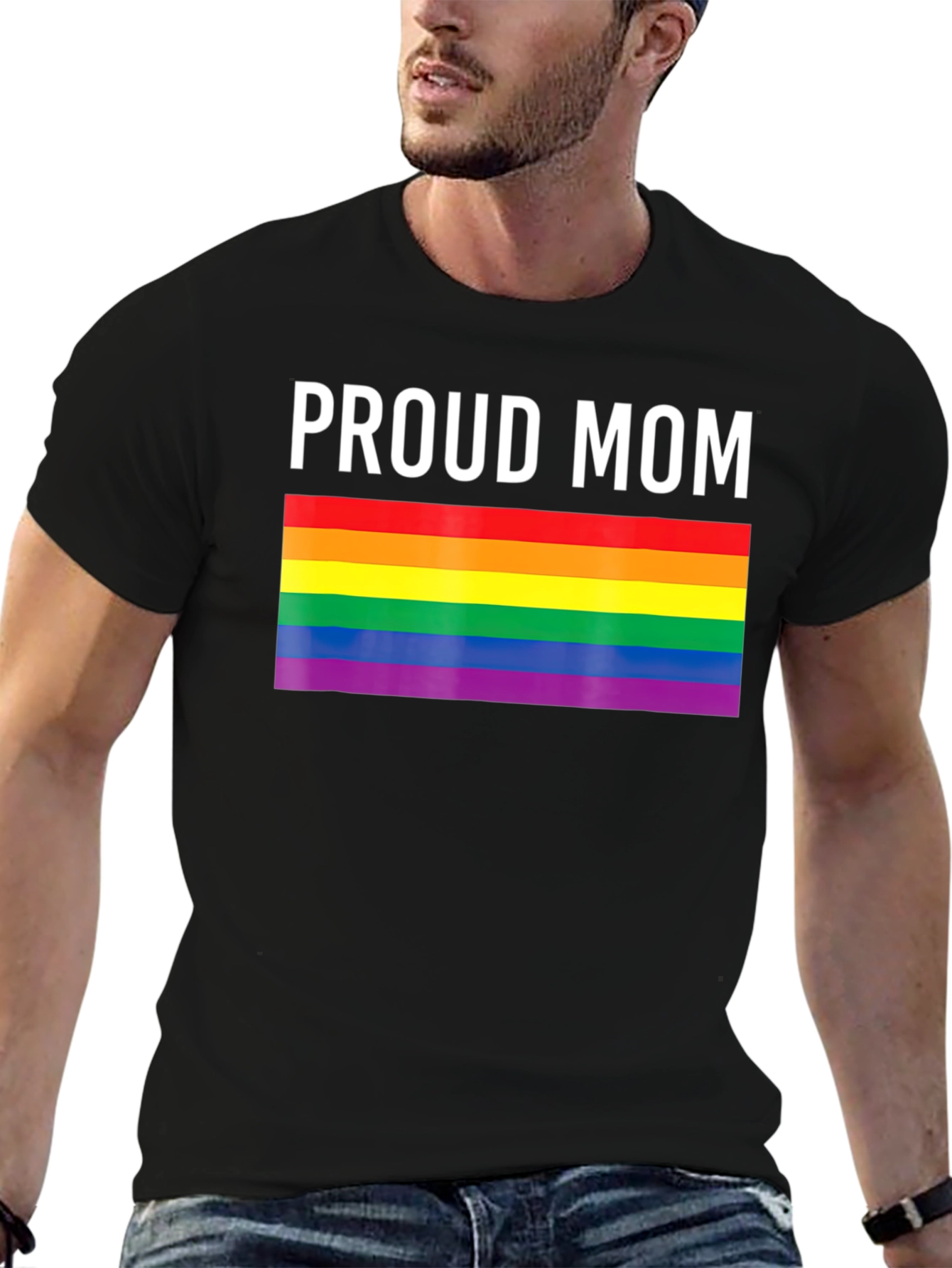 Proud Mom LGBTQ+ Pride T-Shirt