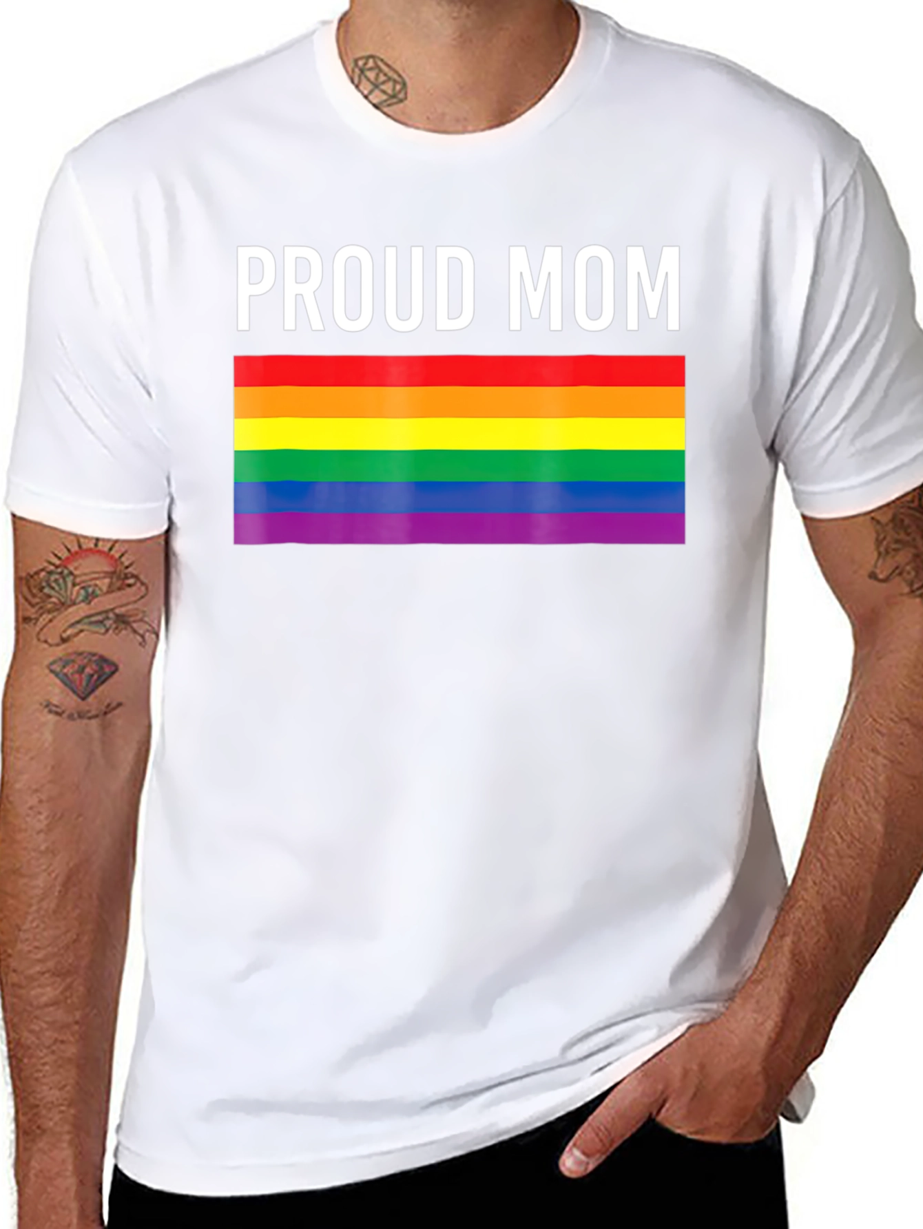 Proud Mom LGBTQ+ Pride T-Shirt