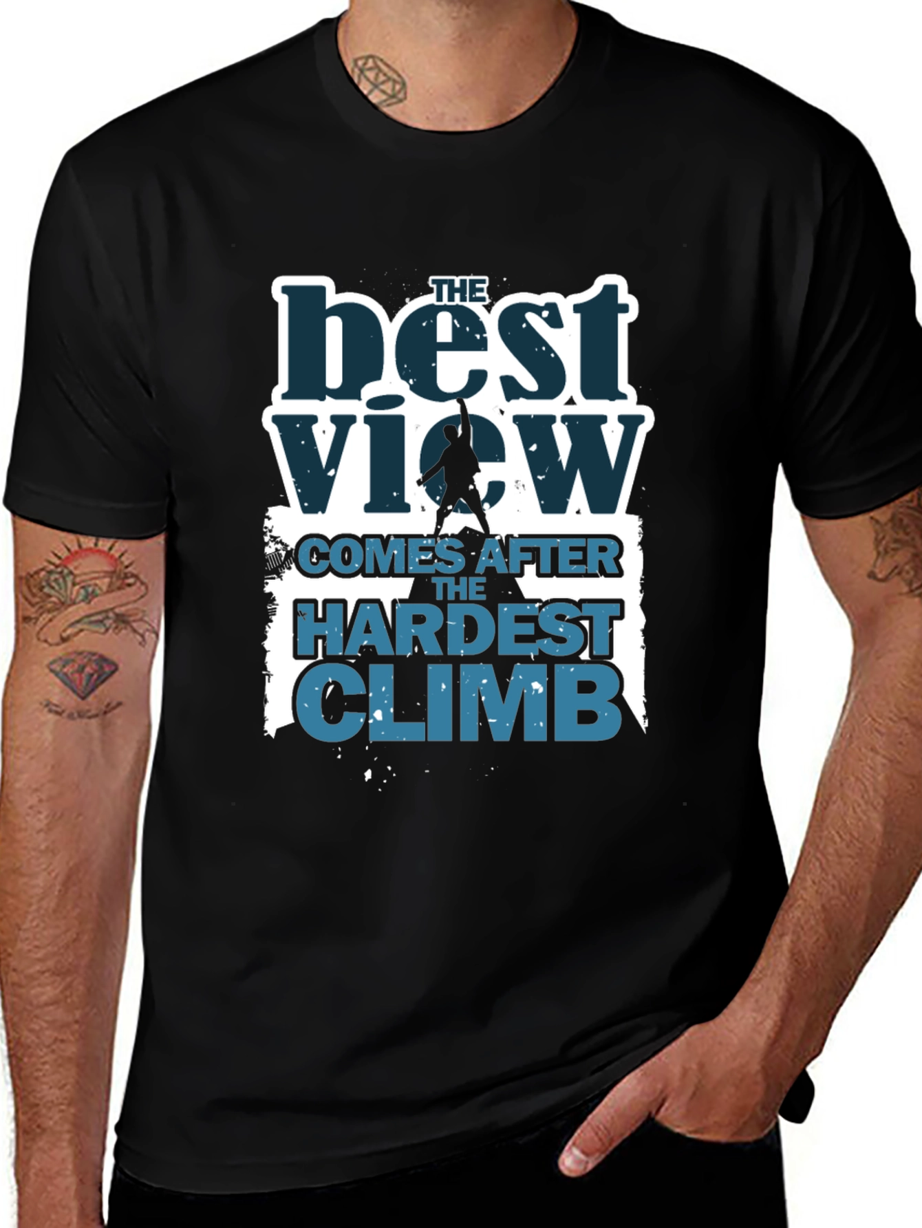 The Best View Climber Graphic T-Shirt