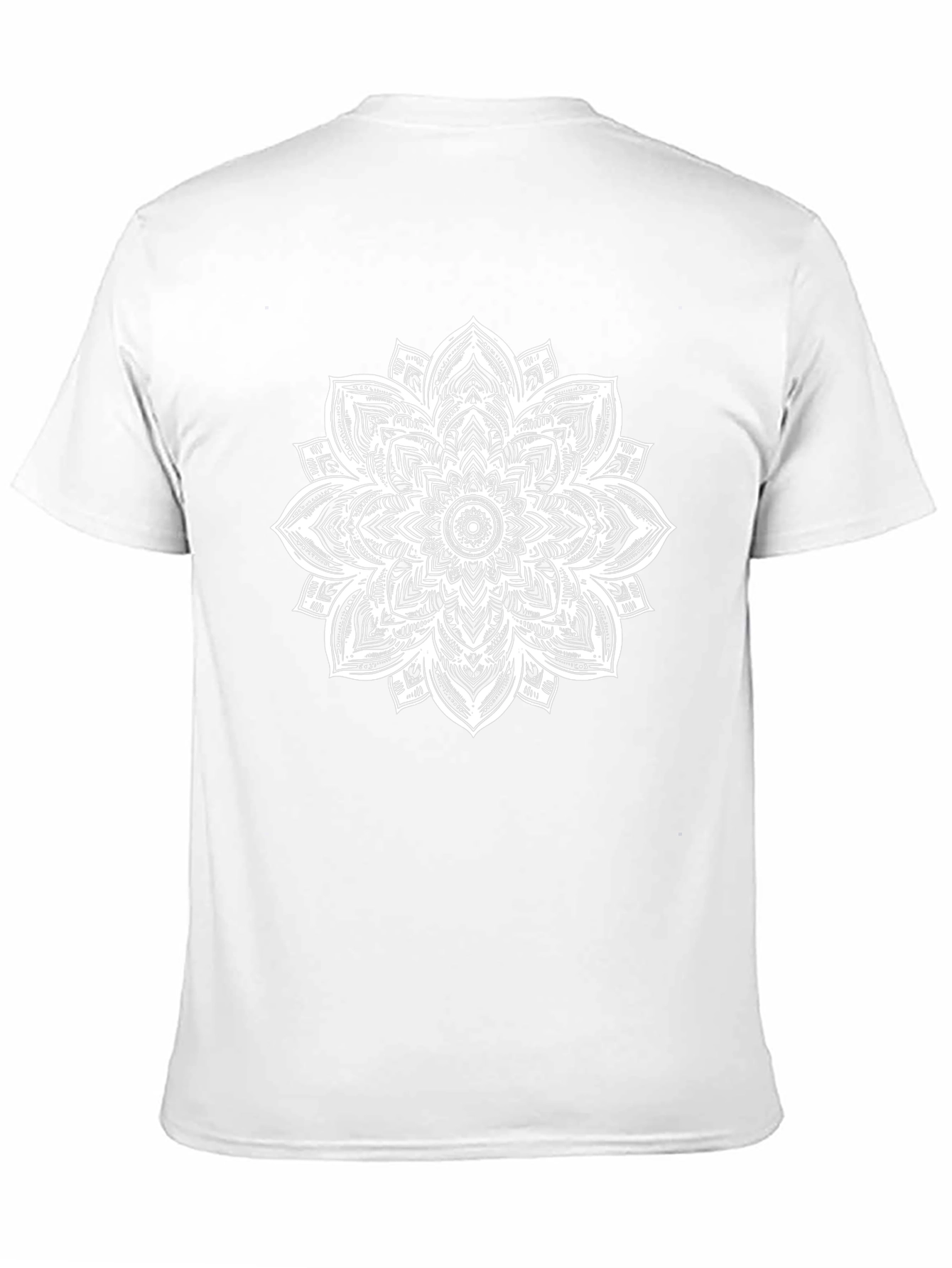 Mandala Graphic Tee - Black Cotton Casual Comfort