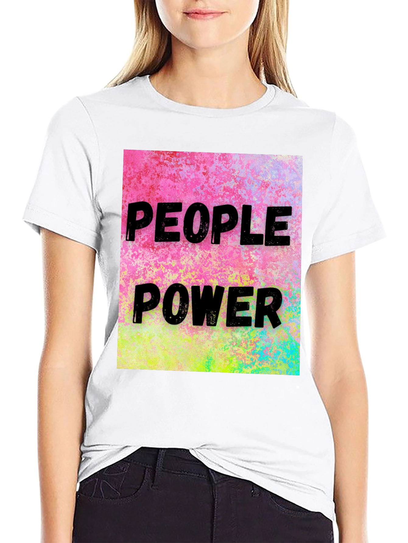 People Power Graphic Tee - Bold Statement Shirt