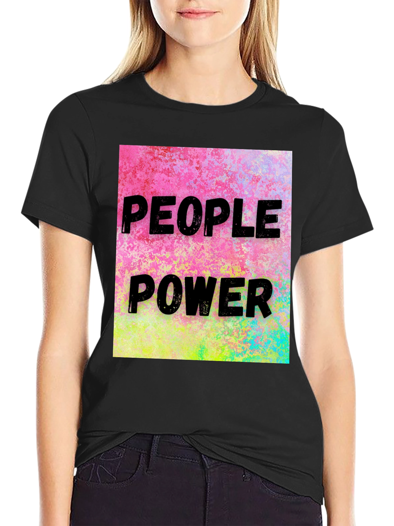 People Power Graphic Tee - Bold Statement Shirt