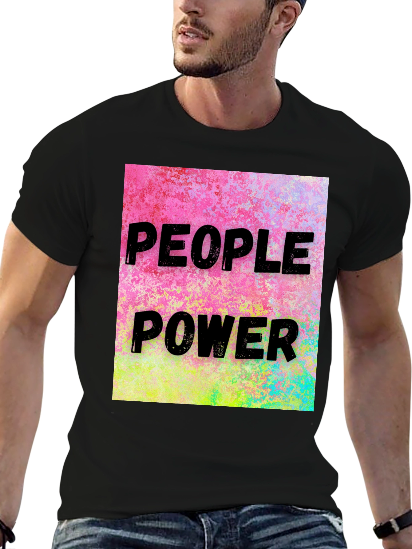 People Power Graphic Tee - Bold Statement Shirt