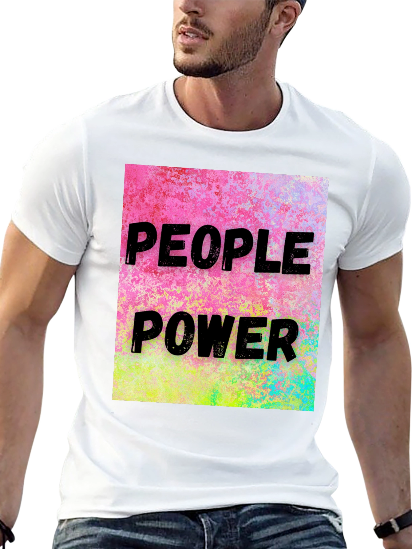 People Power Graphic Tee - Bold Statement Shirt
