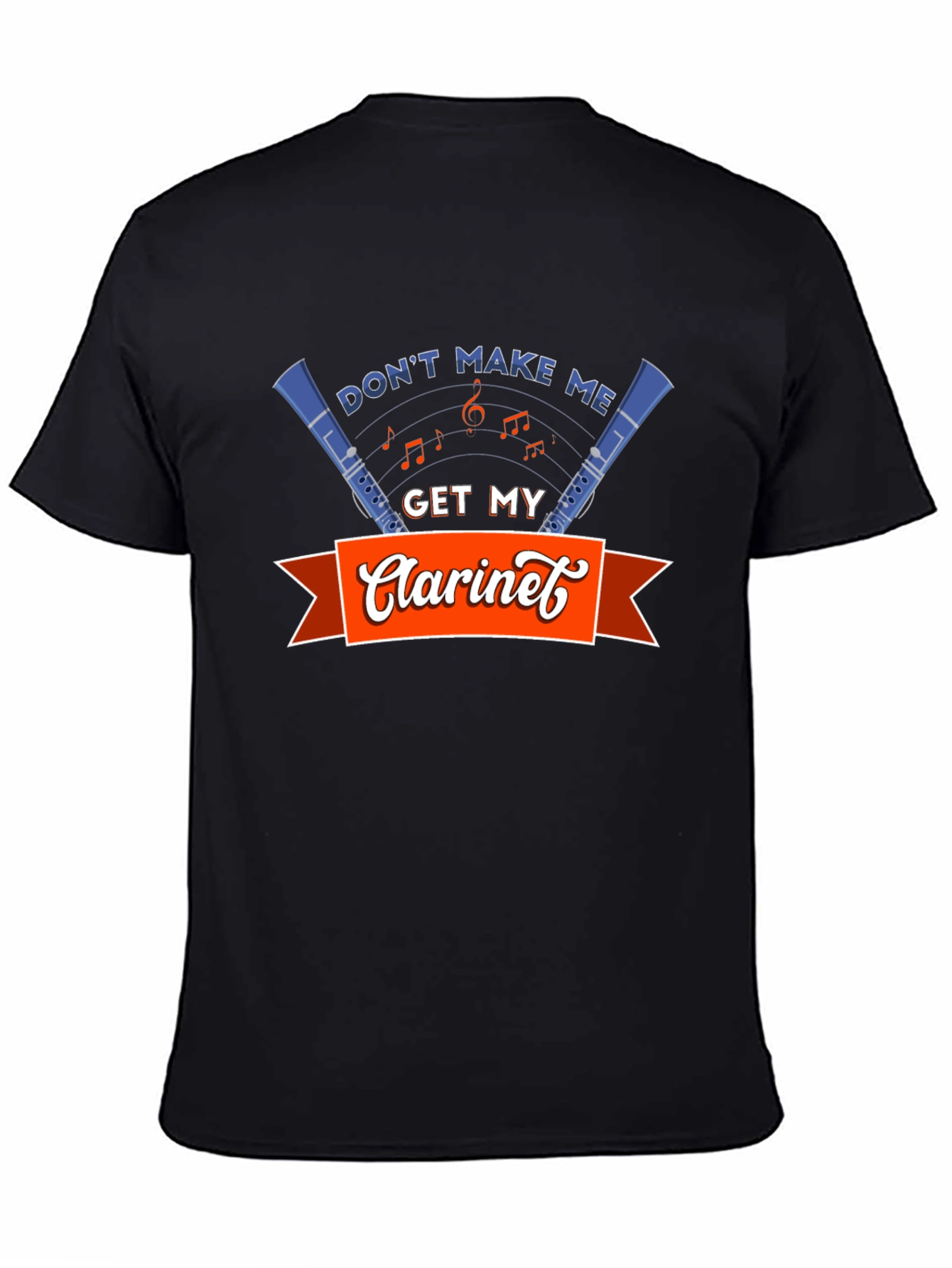 Clarinet Music T-Shirt - Band Humor Tee