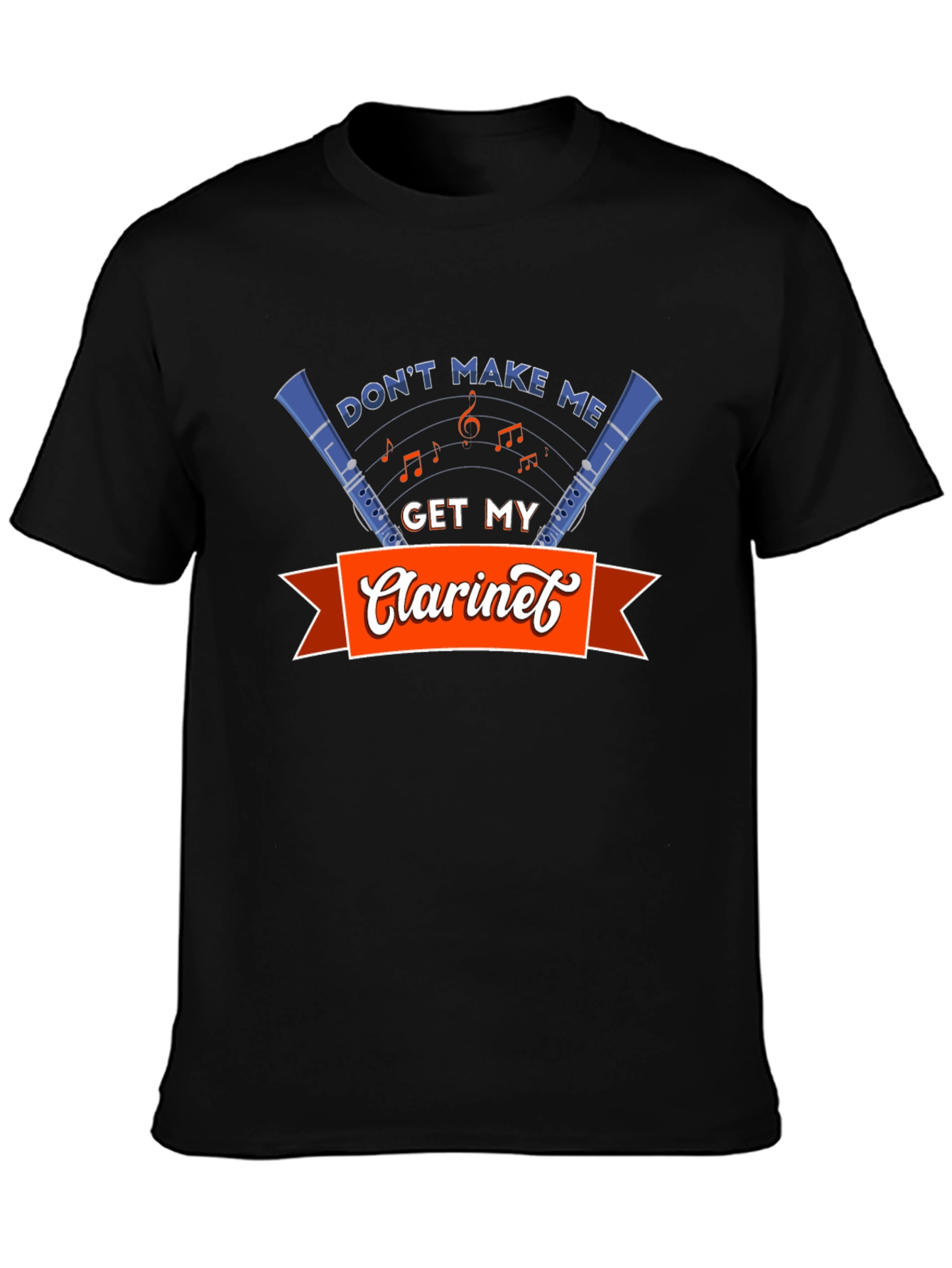Clarinet Music T-Shirt - Band Humor Tee