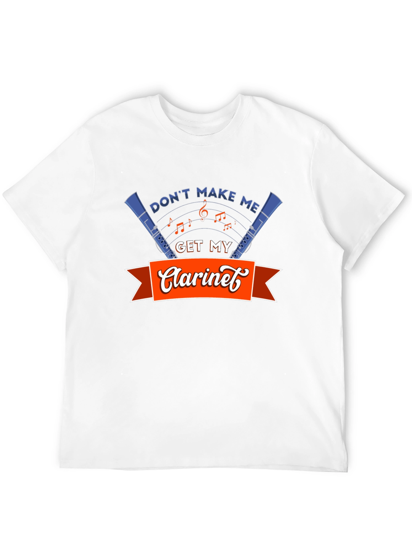 Clarinet Music T-Shirt - Band Humor Tee