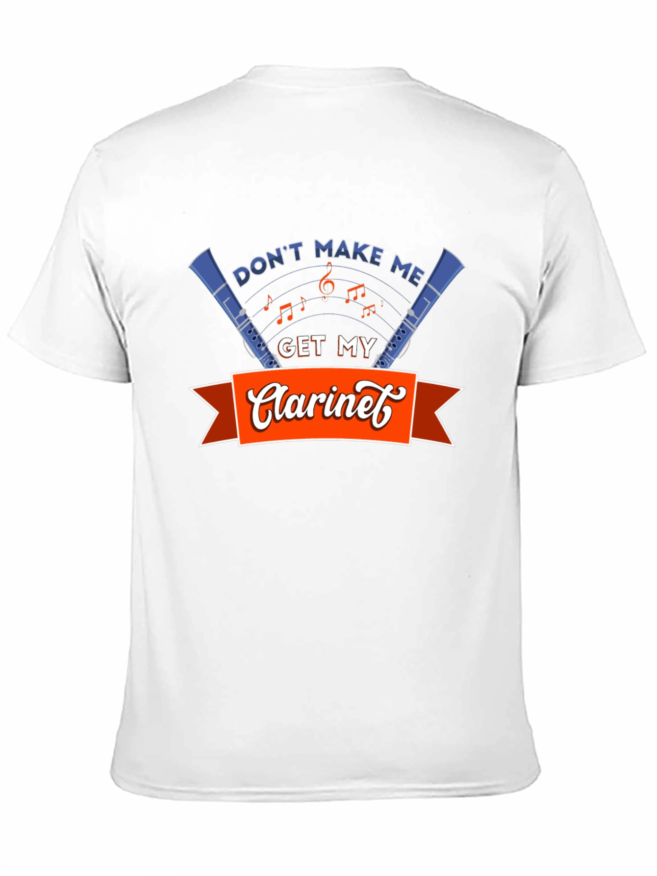 Clarinet Music T-Shirt - Band Humor Tee