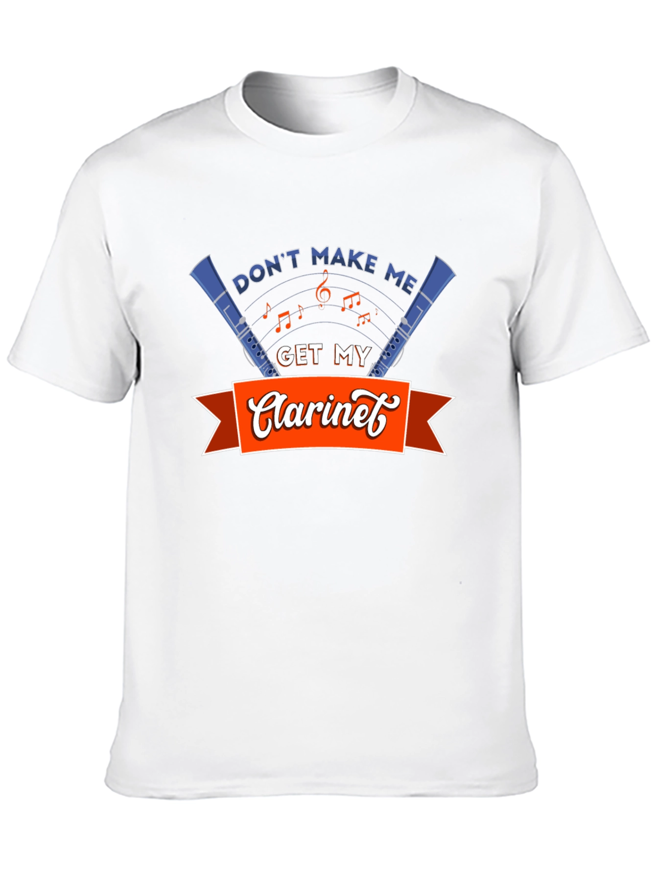Clarinet Music T-Shirt - Band Humor Tee