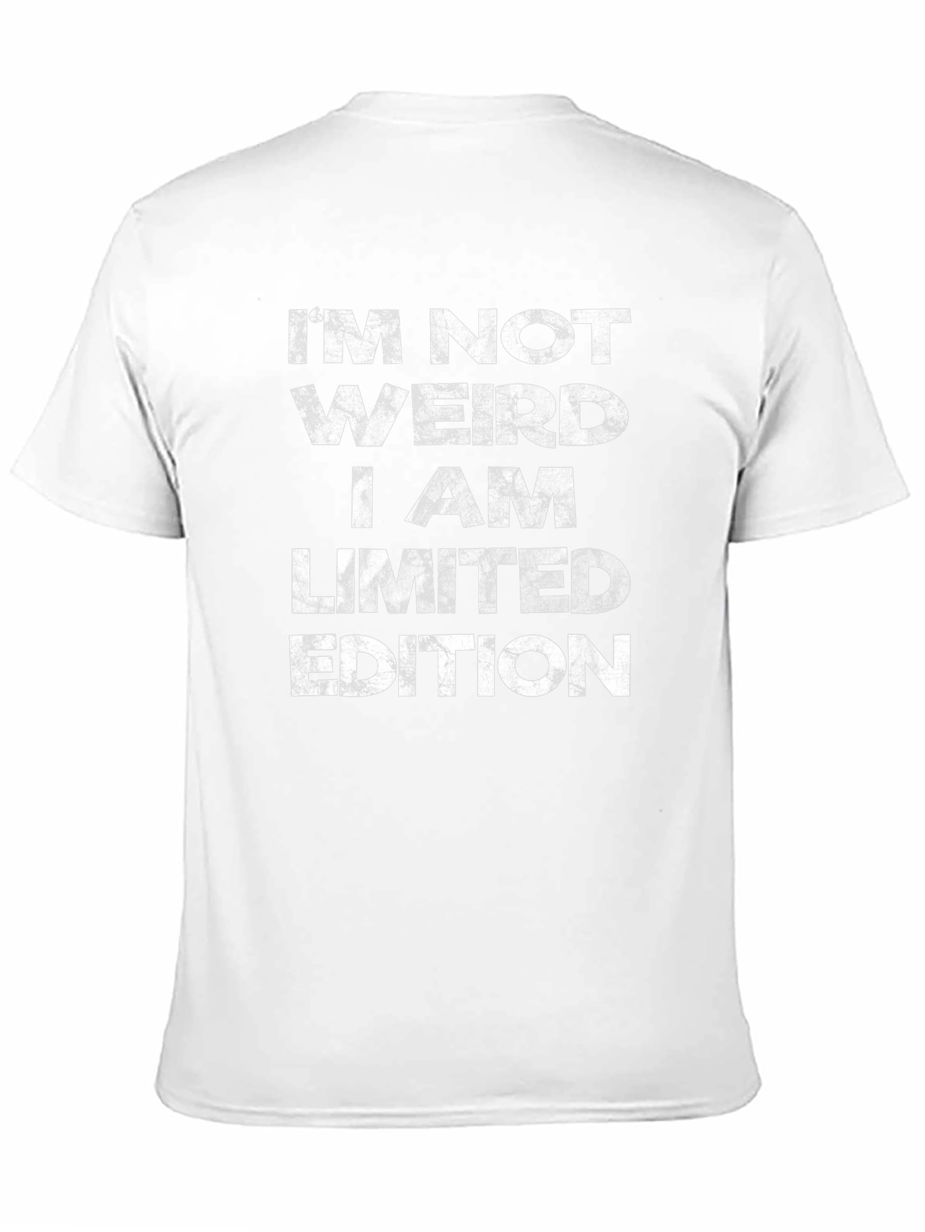 Im Not Weird Limited Edition Black Graphic T-Shirt