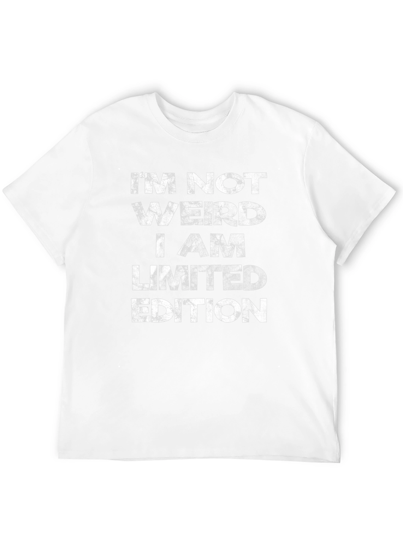 Im Not Weird Limited Edition Black Graphic T-Shirt