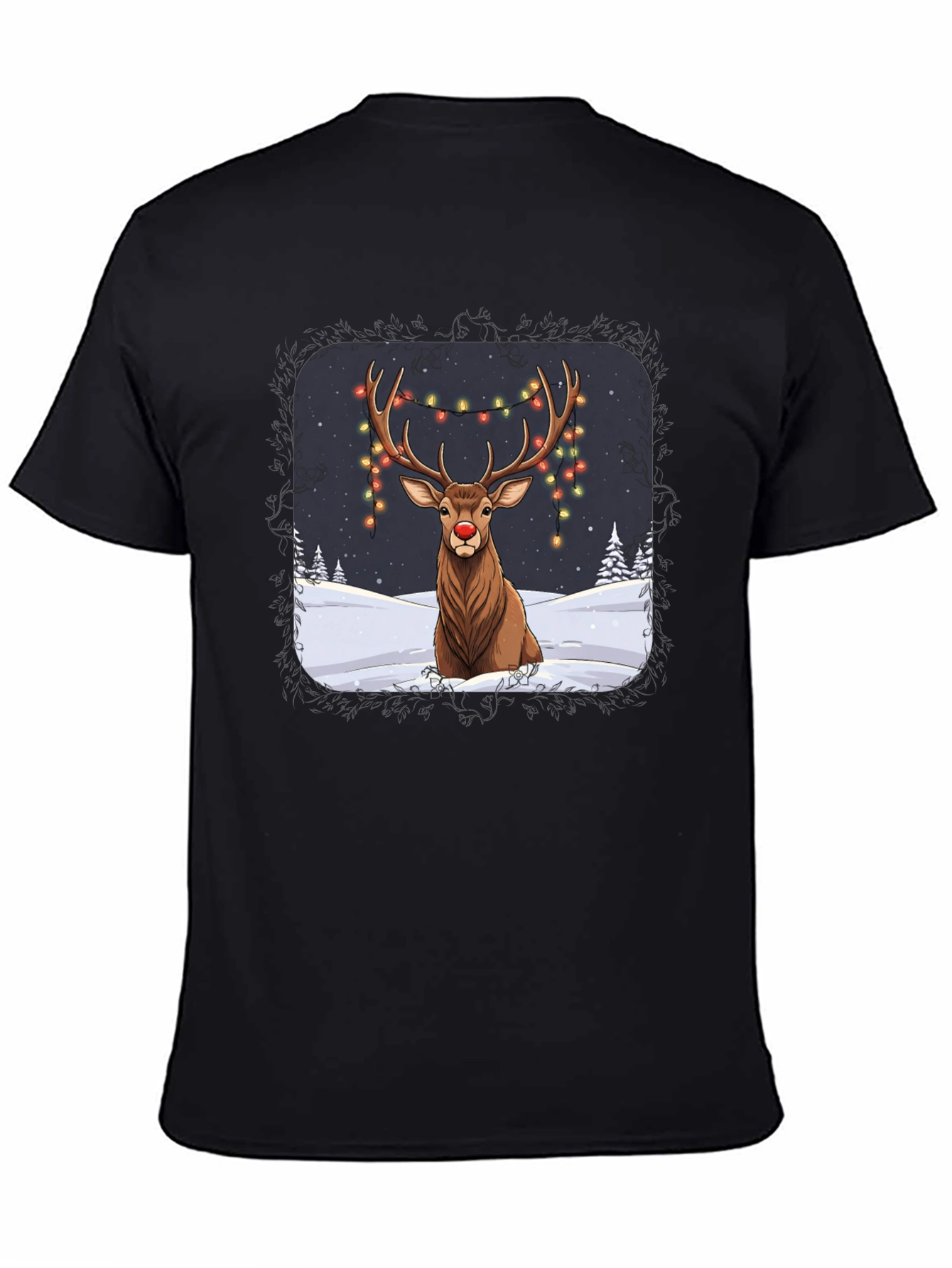 Festive Reindeer Graphic Tee