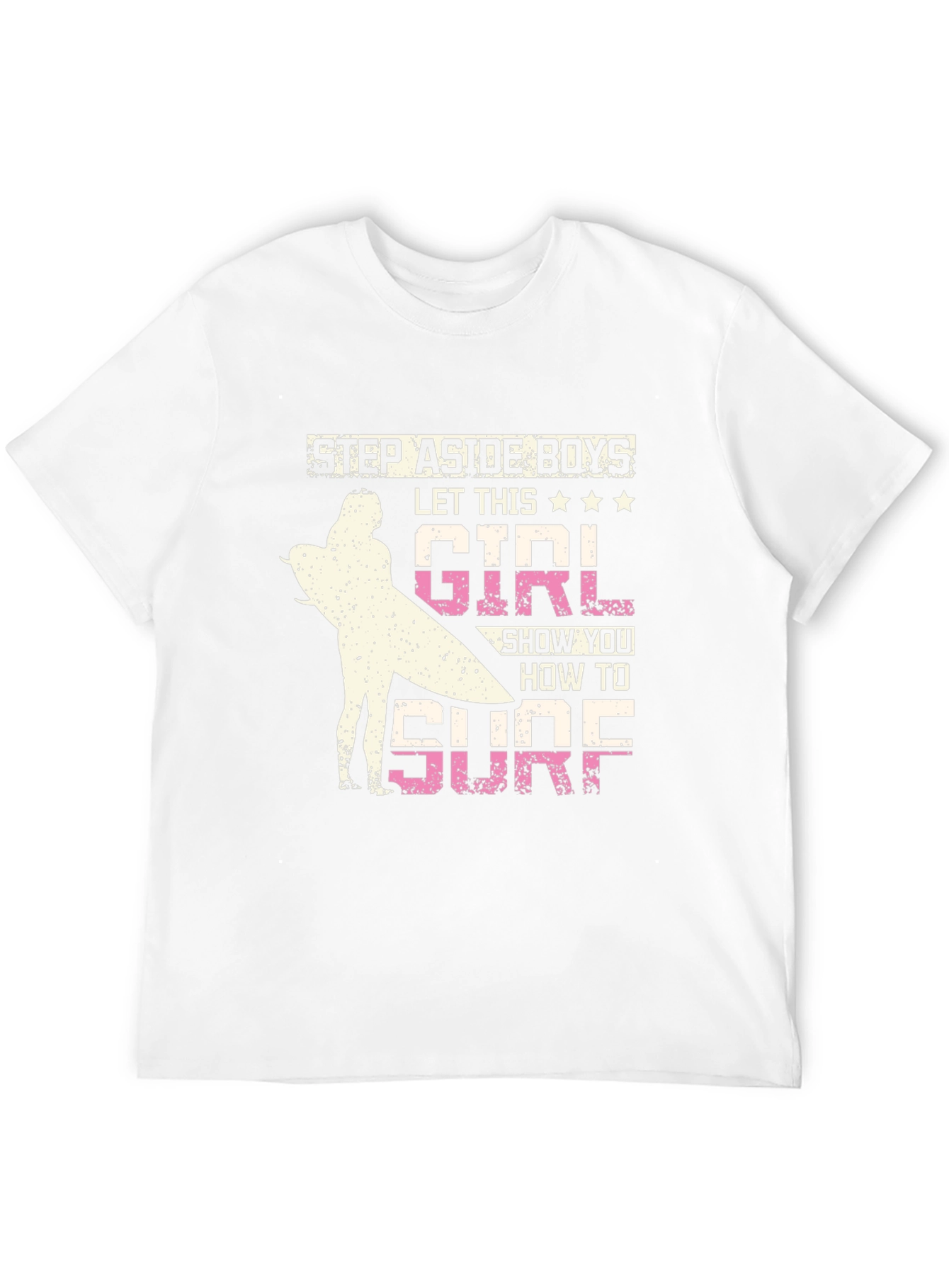 Girl Surfer Graphic Tee - Step Aside Boys