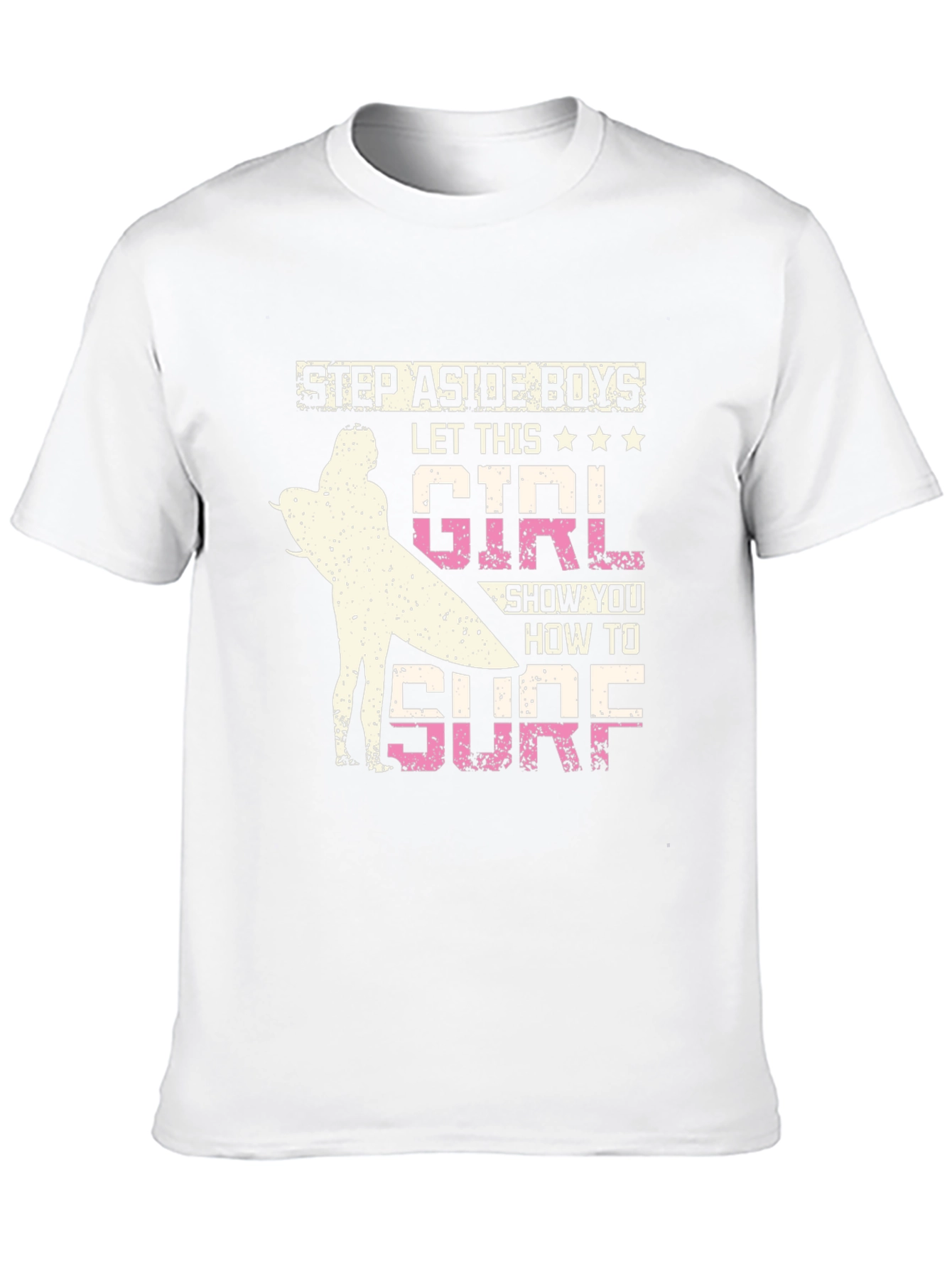 Girl Surfer Graphic Tee - Step Aside Boys