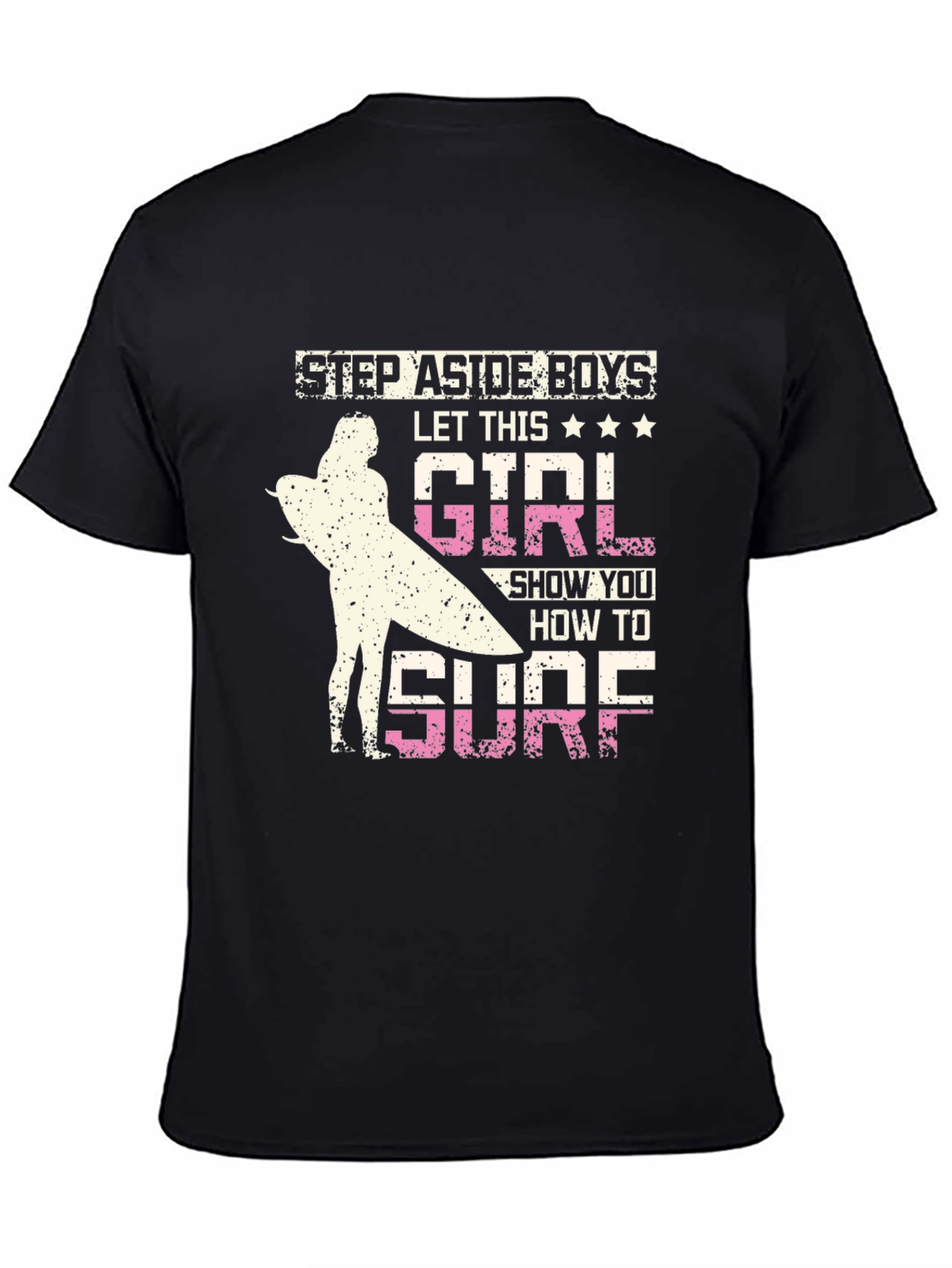 Girl Surfer Graphic Tee - Step Aside Boys