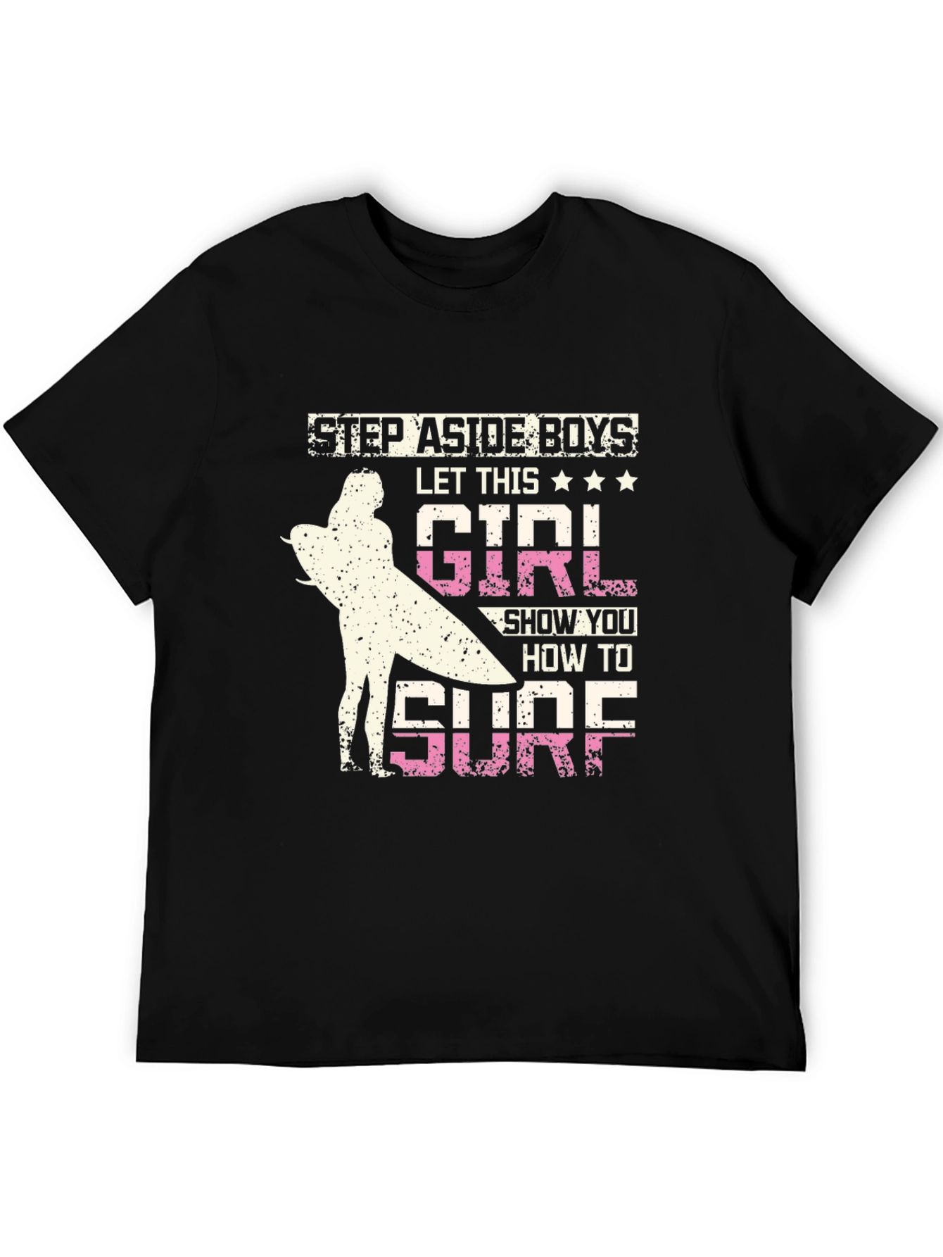 Girl Surfer Graphic Tee - Step Aside Boys