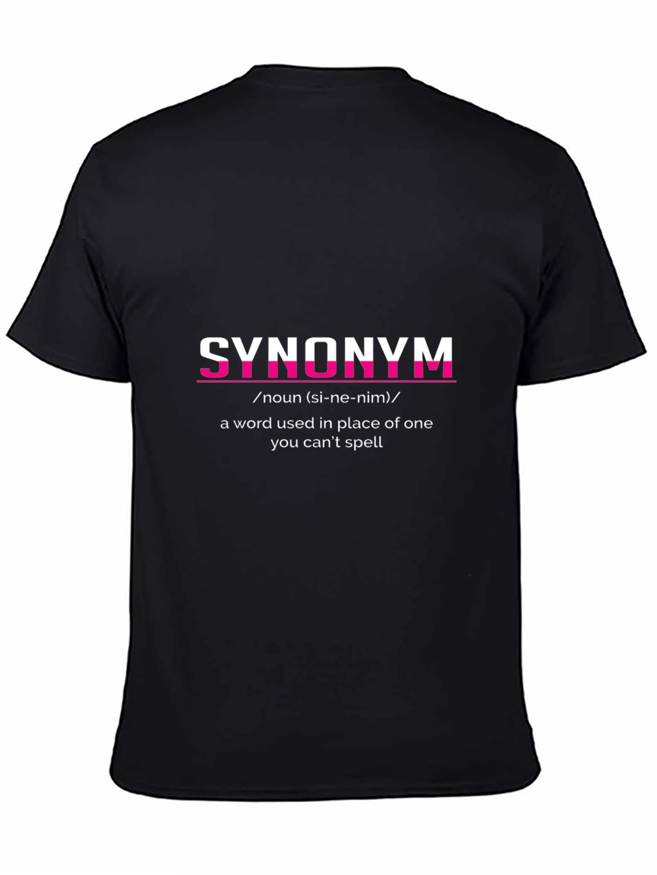 Synonym Definition T-Shirt - Funny Word Nerd Tee
