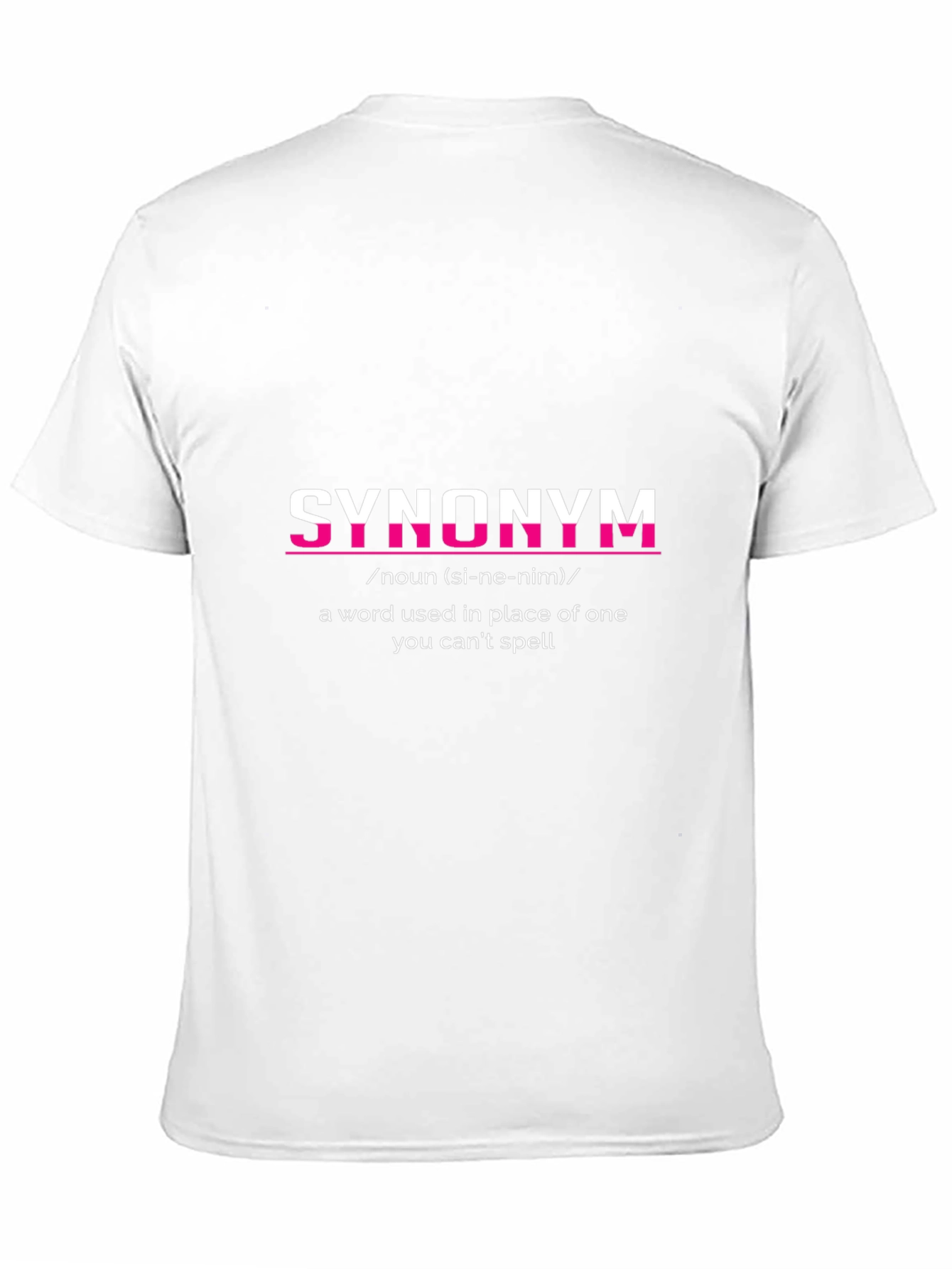Synonym Definition T-Shirt - Funny Word Nerd Tee