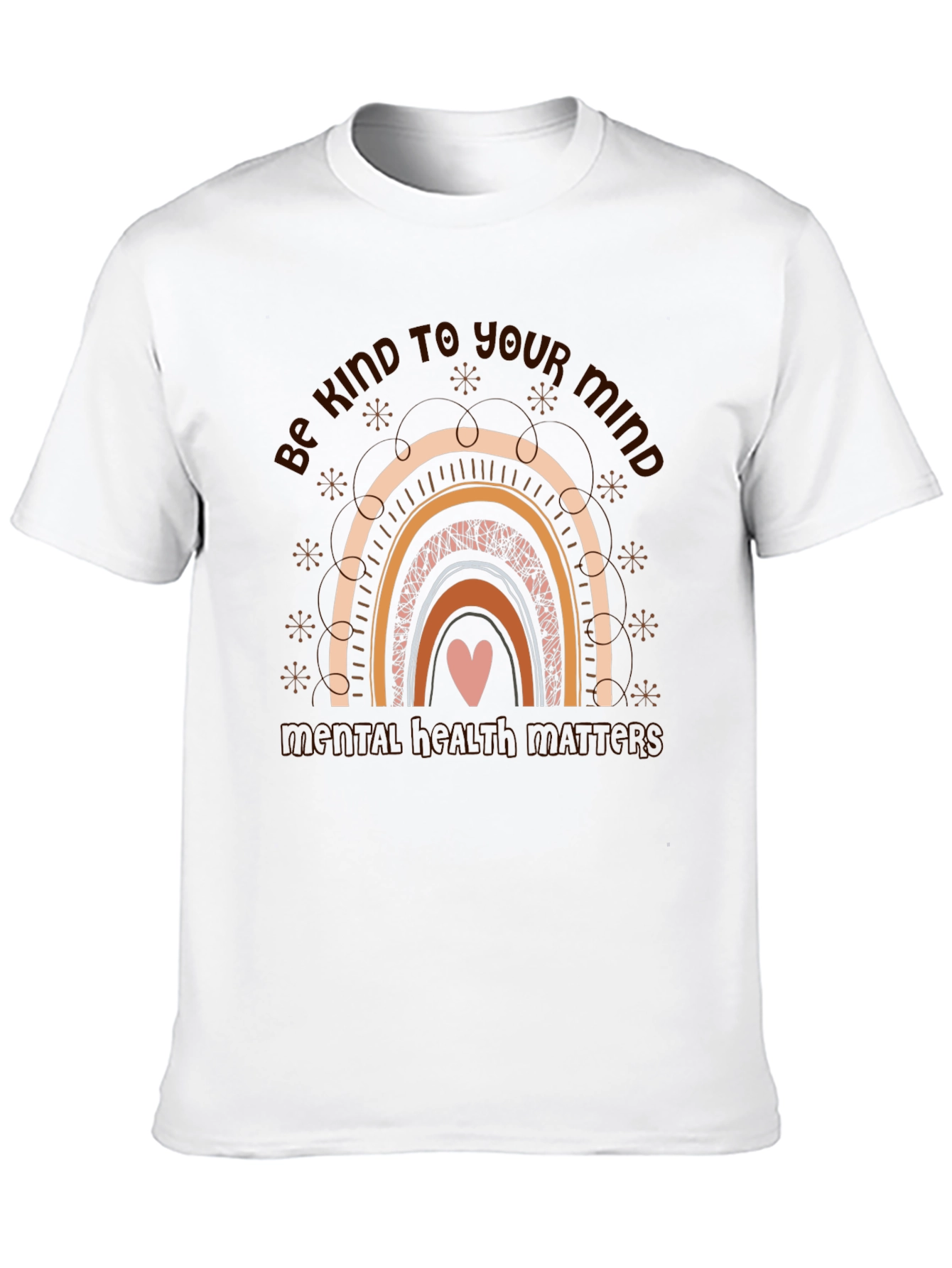 Be Kind To Your Mind Rainbow T-Shirt