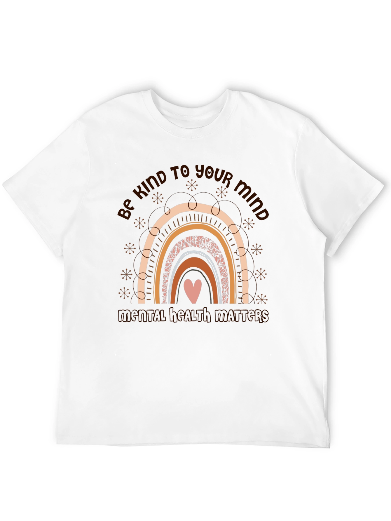 Be Kind To Your Mind Rainbow T-Shirt