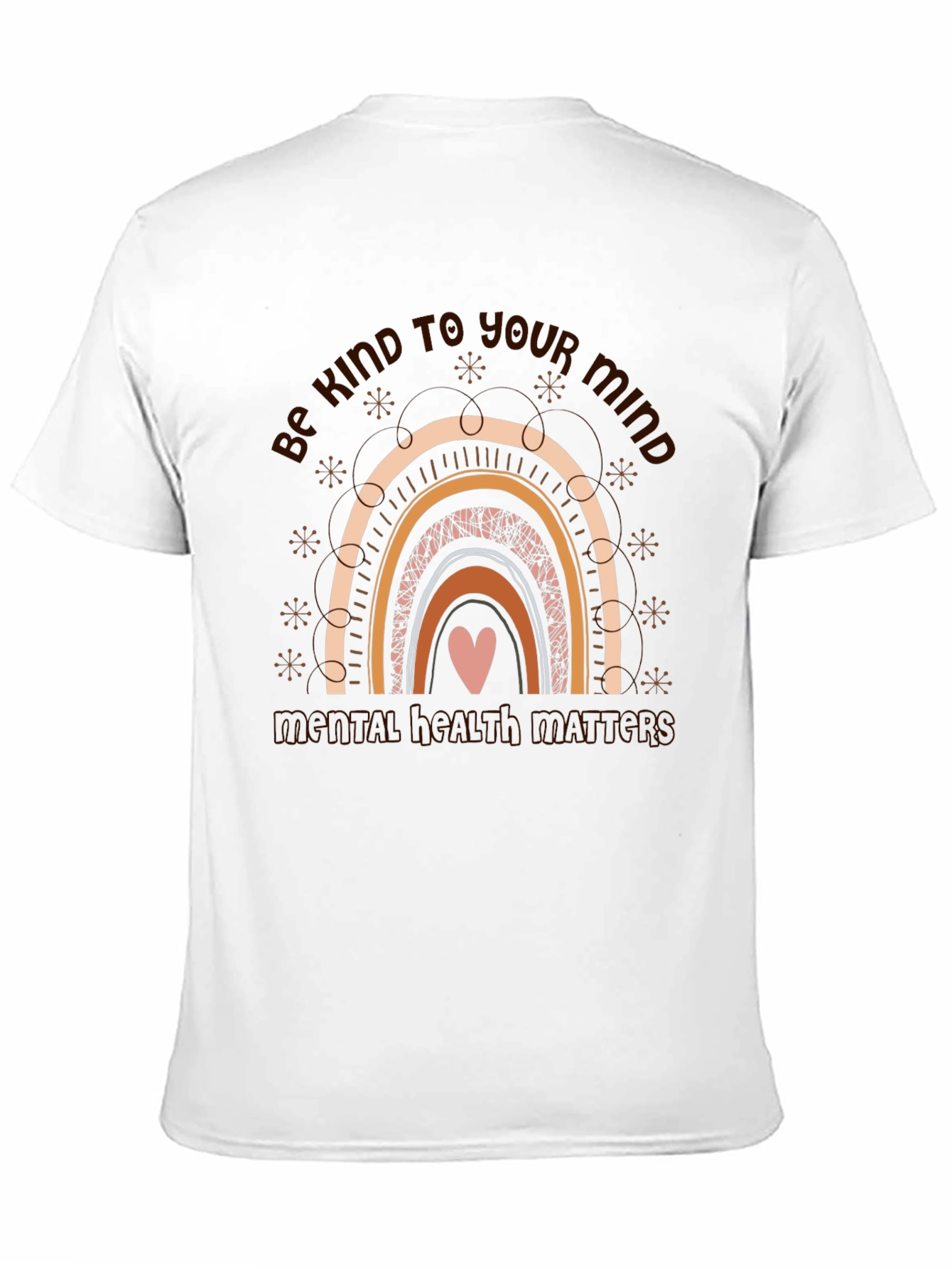 Be Kind To Your Mind Rainbow T-Shirt