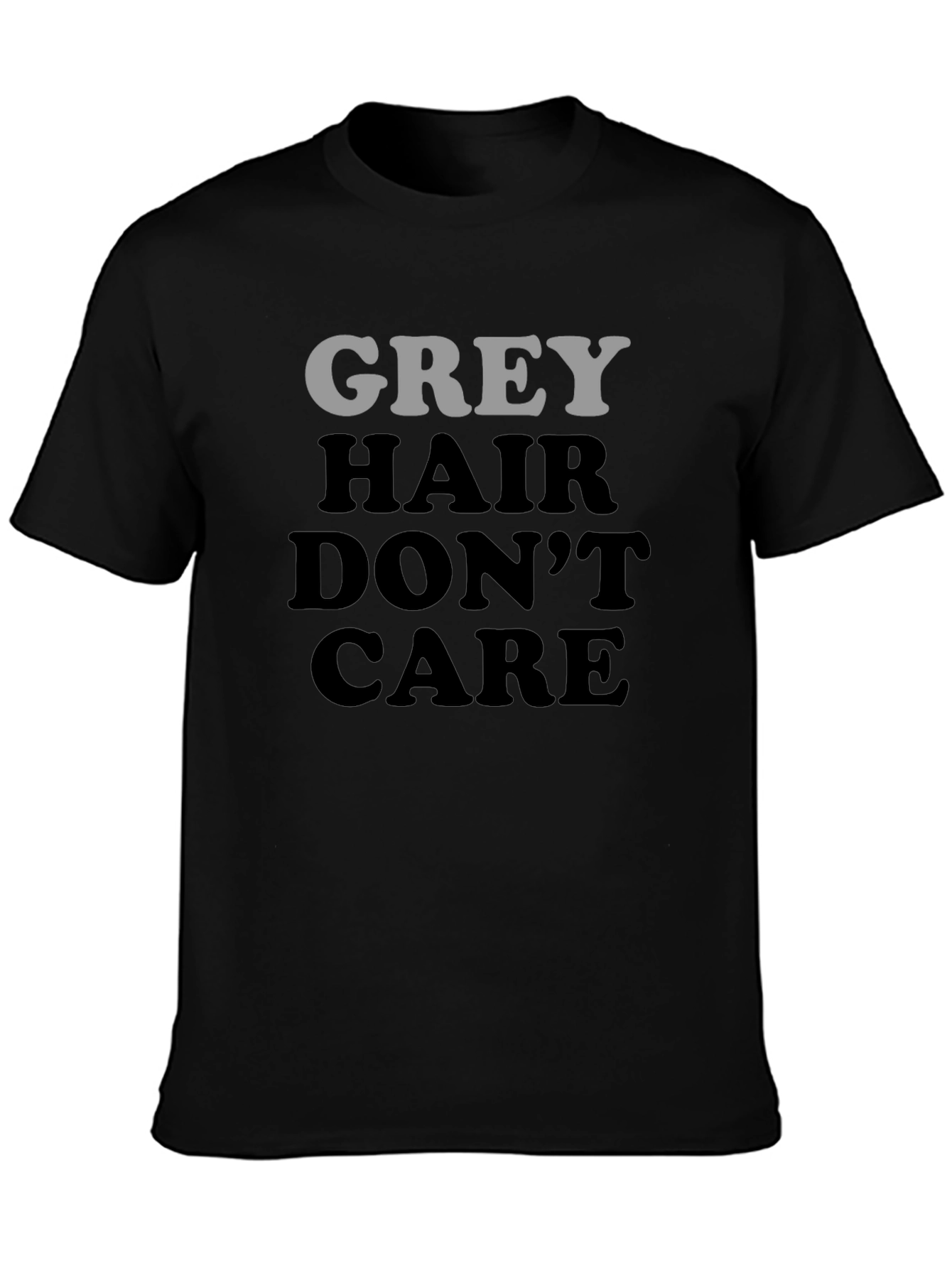 Grey Hair Dont Care Graphic Tee