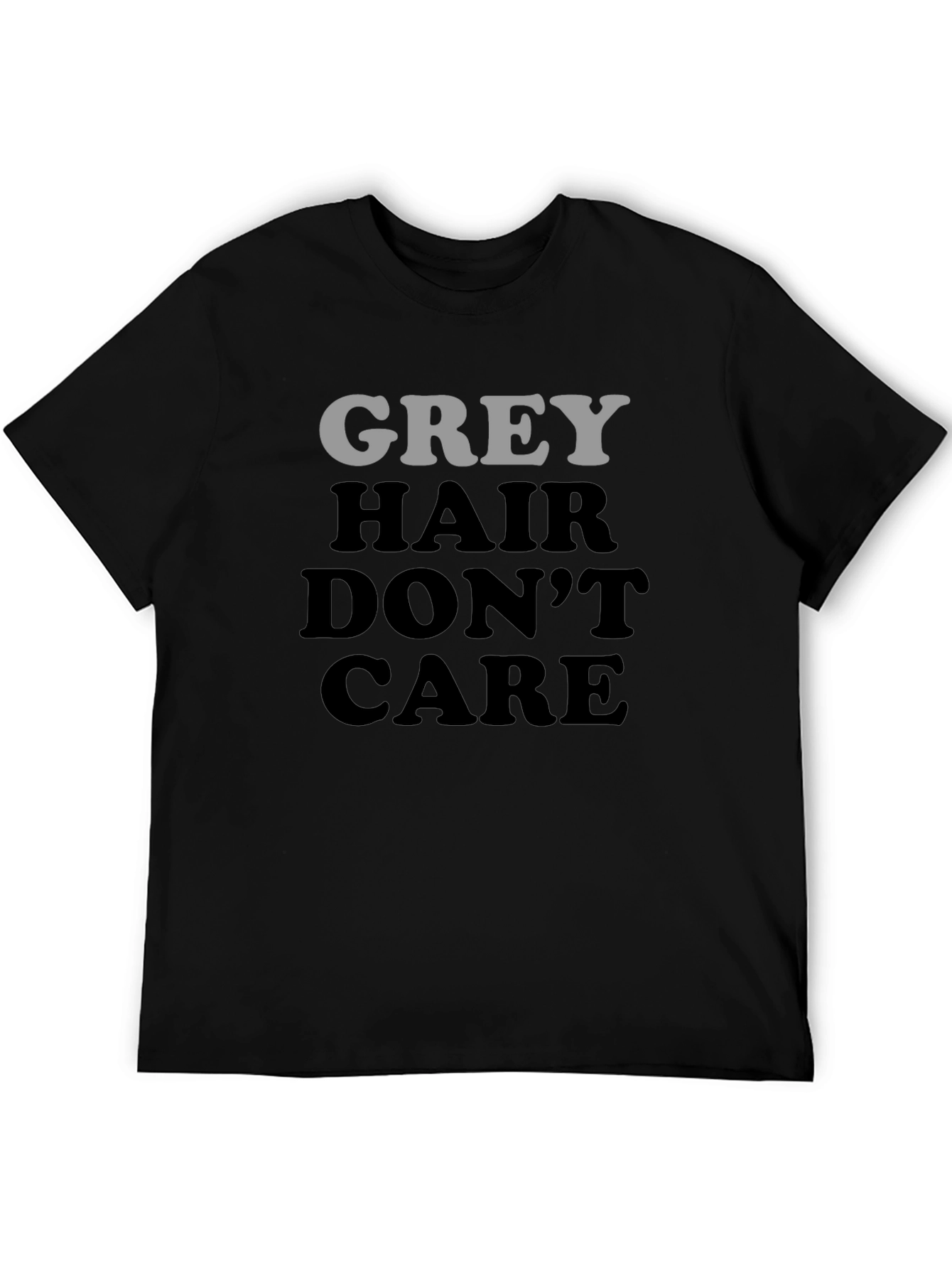 Grey Hair Dont Care Graphic Tee