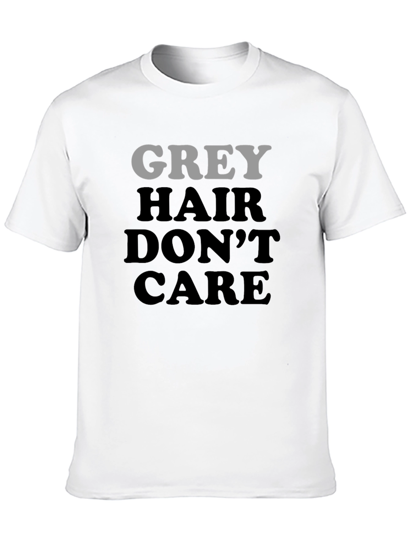 Grey Hair Dont Care Graphic Tee