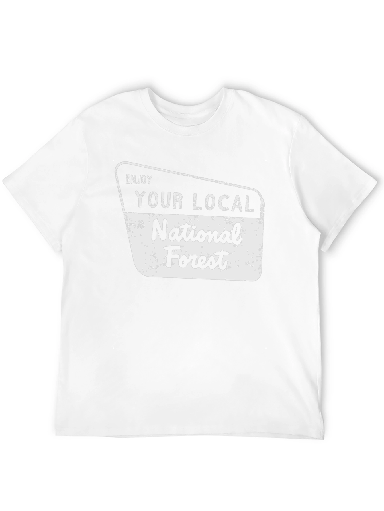 Enjoy Your Local National Forest Black T-Shirt