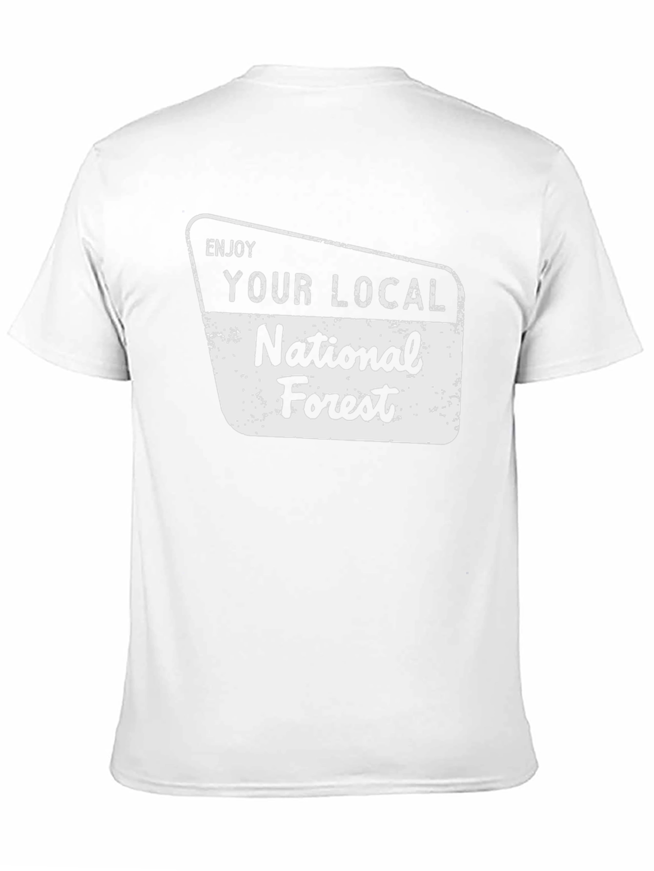 Enjoy Your Local National Forest Black T-Shirt