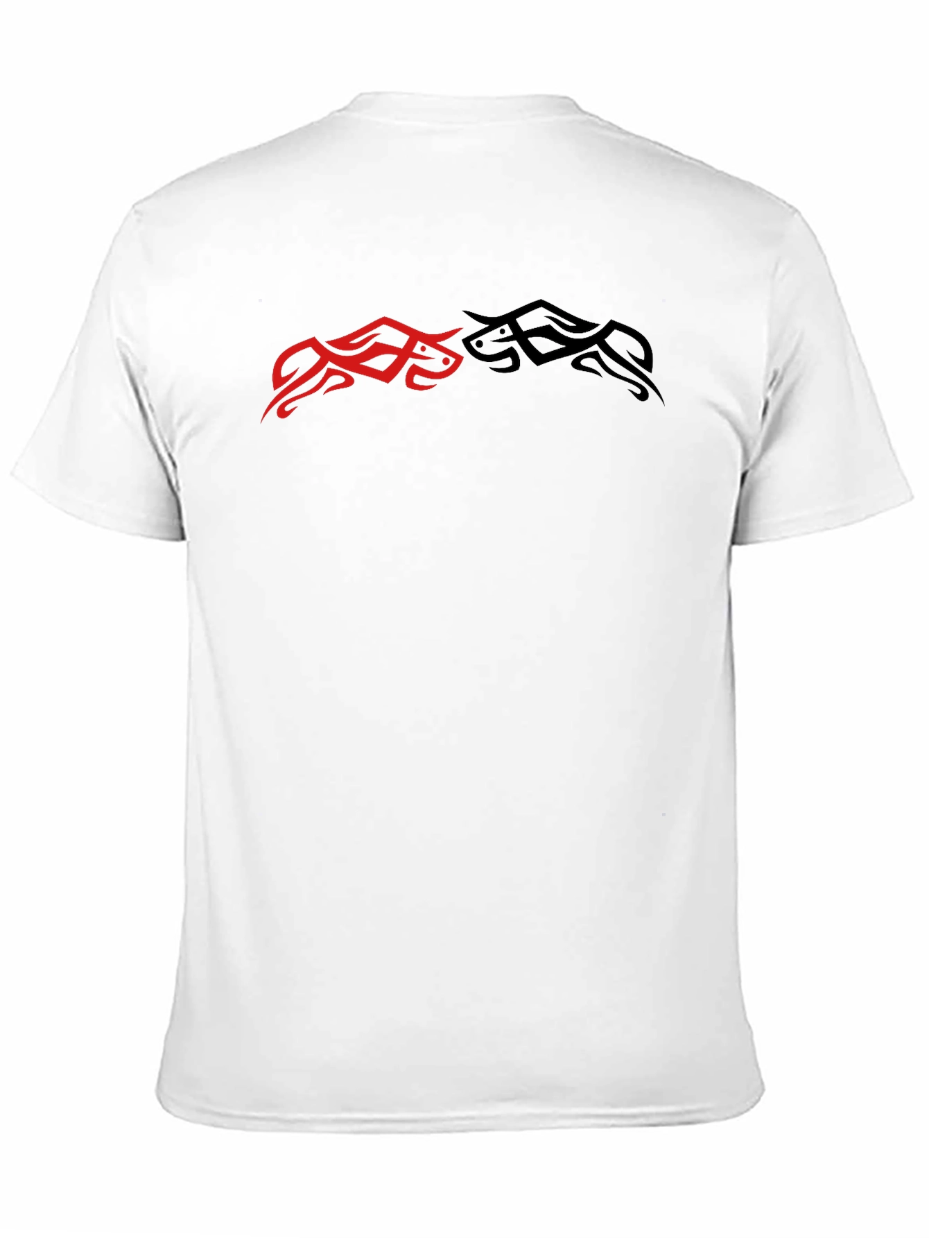Tribal Bull Graphic Tee - Black