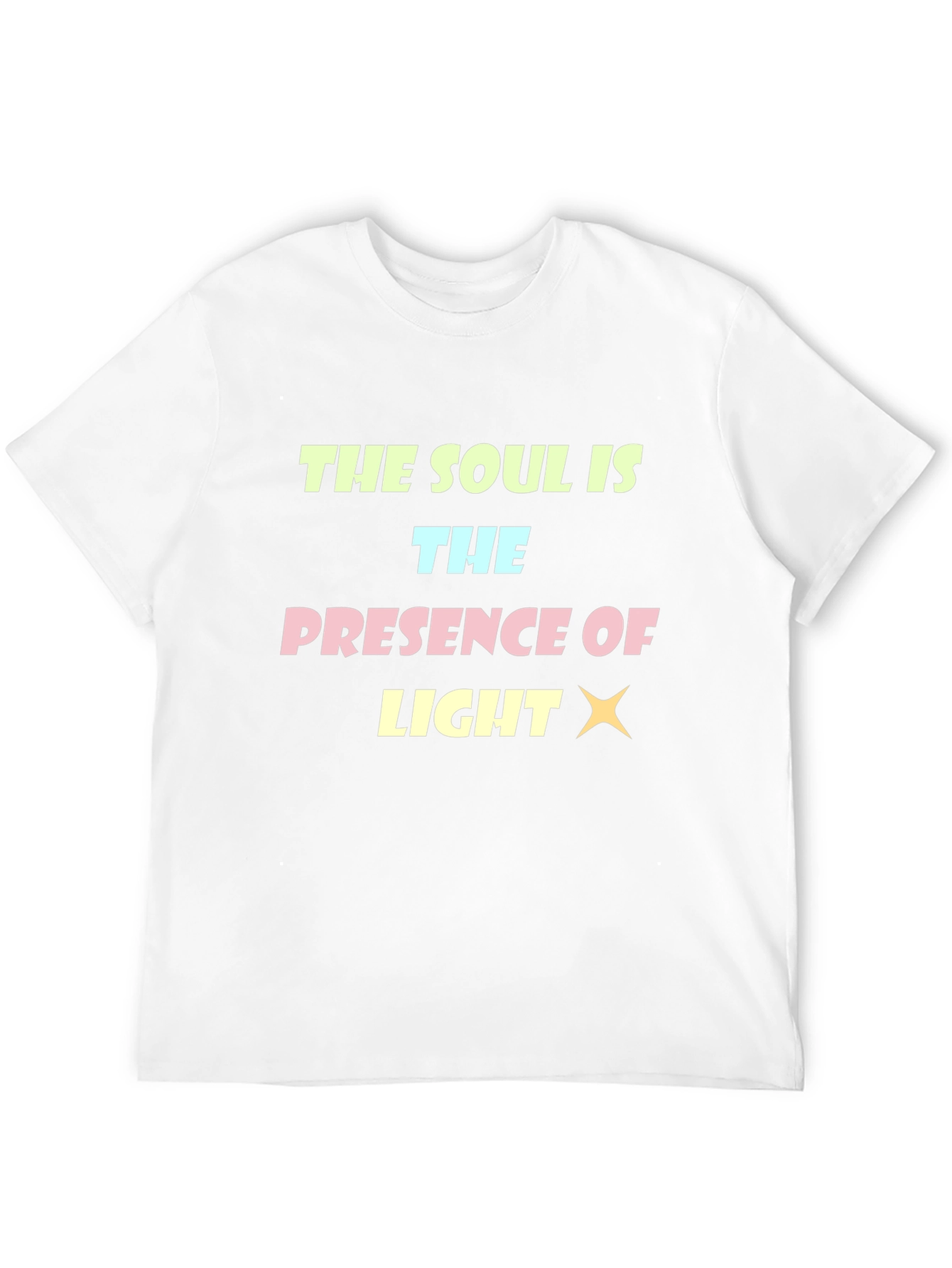Soul is Light Graphic T-Shirt - Mens Black Tee