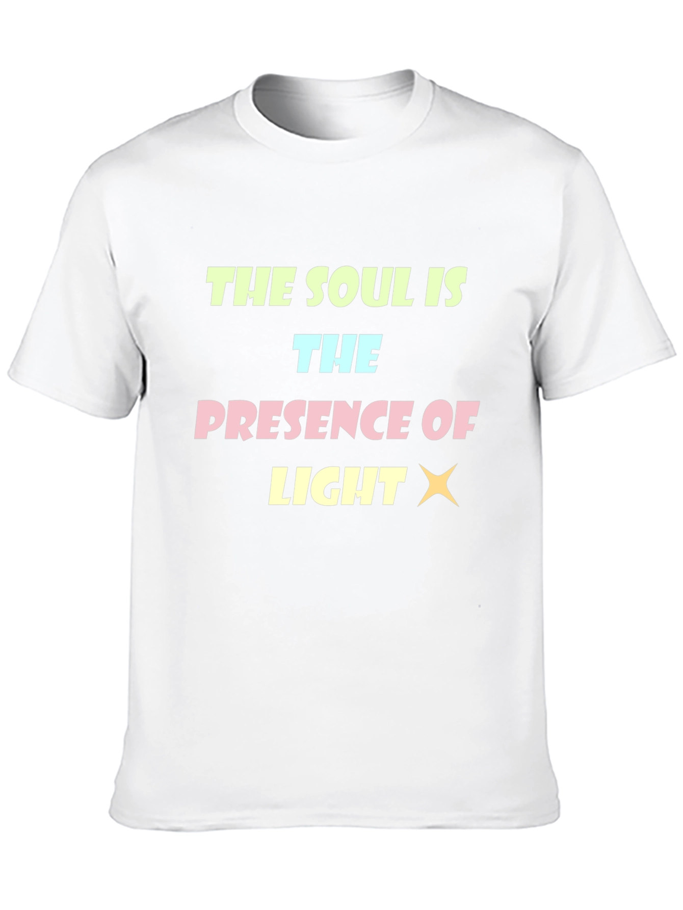 Soul is Light Graphic T-Shirt - Mens Black Tee