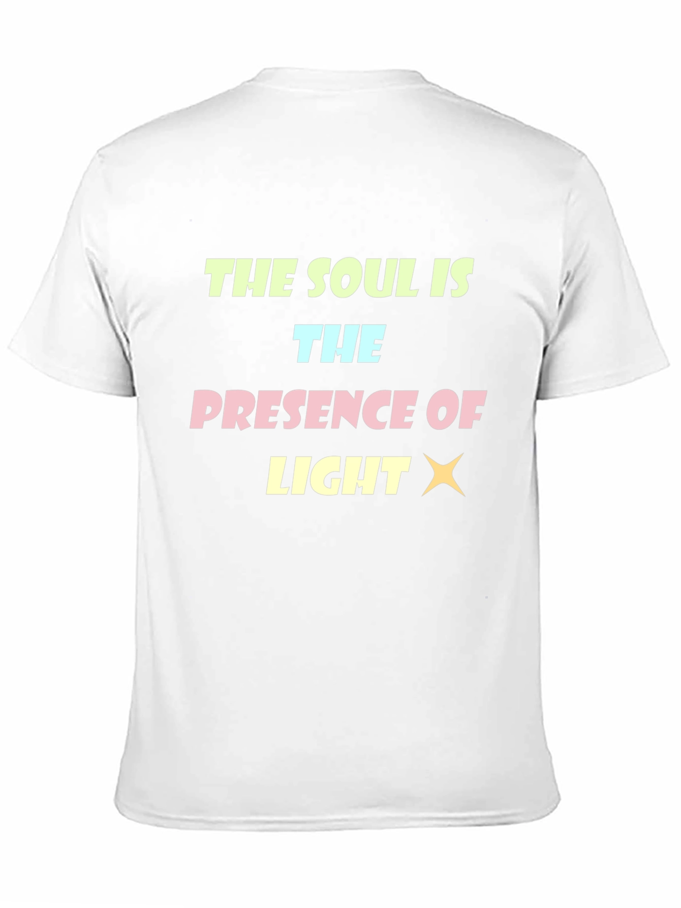 Soul is Light Graphic T-Shirt - Mens Black Tee