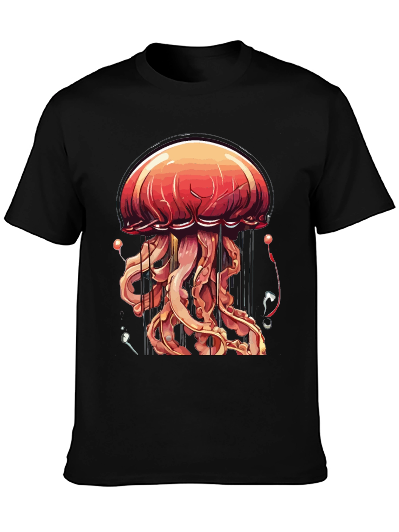 Jellyfish Graphic Tee - Unique Sea Life Design