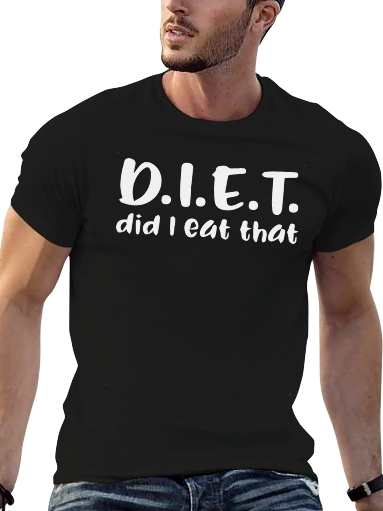 D.I.E.T. Funny Graphic T-Shirt