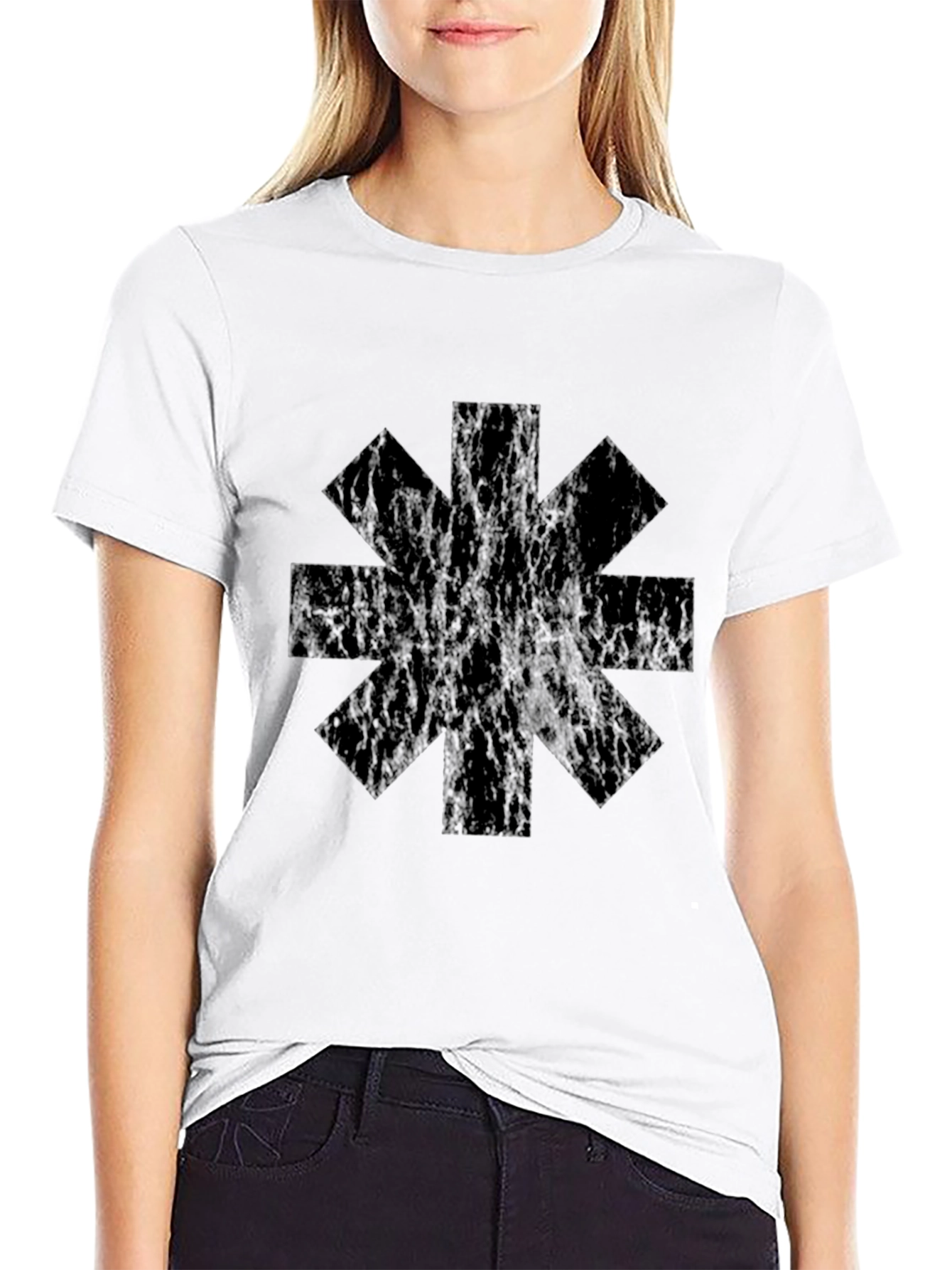 Red Hot Chili Peppers Asterisk Black T-Shirt