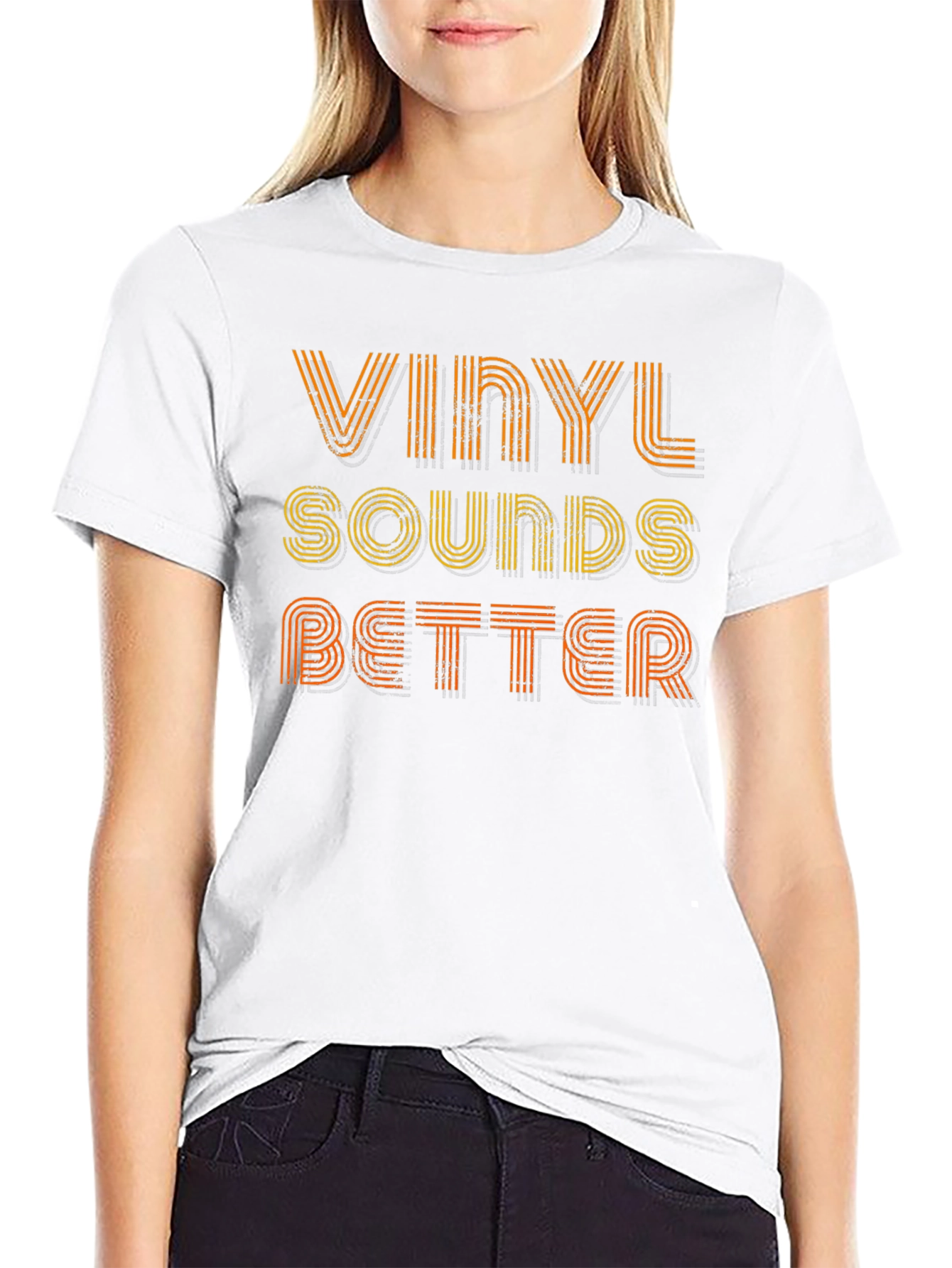 Vinyl Sounds Better T-Shirt Retro Music Tee