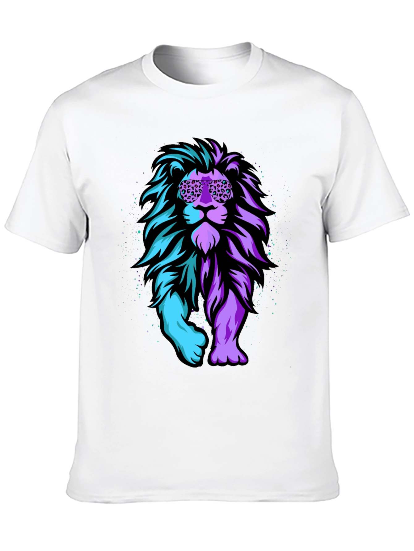 Cool Lion Graphic Tee - Black T-Shirt