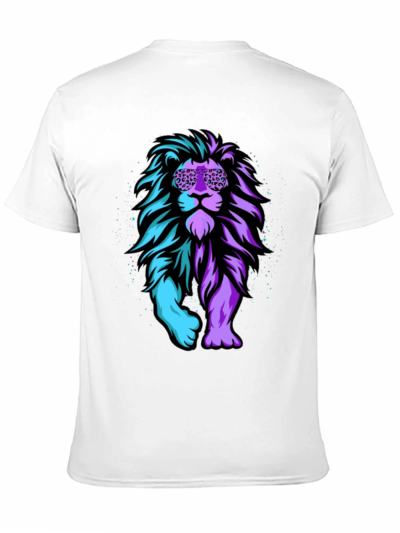 Cool Lion Graphic Tee - Black T-Shirt