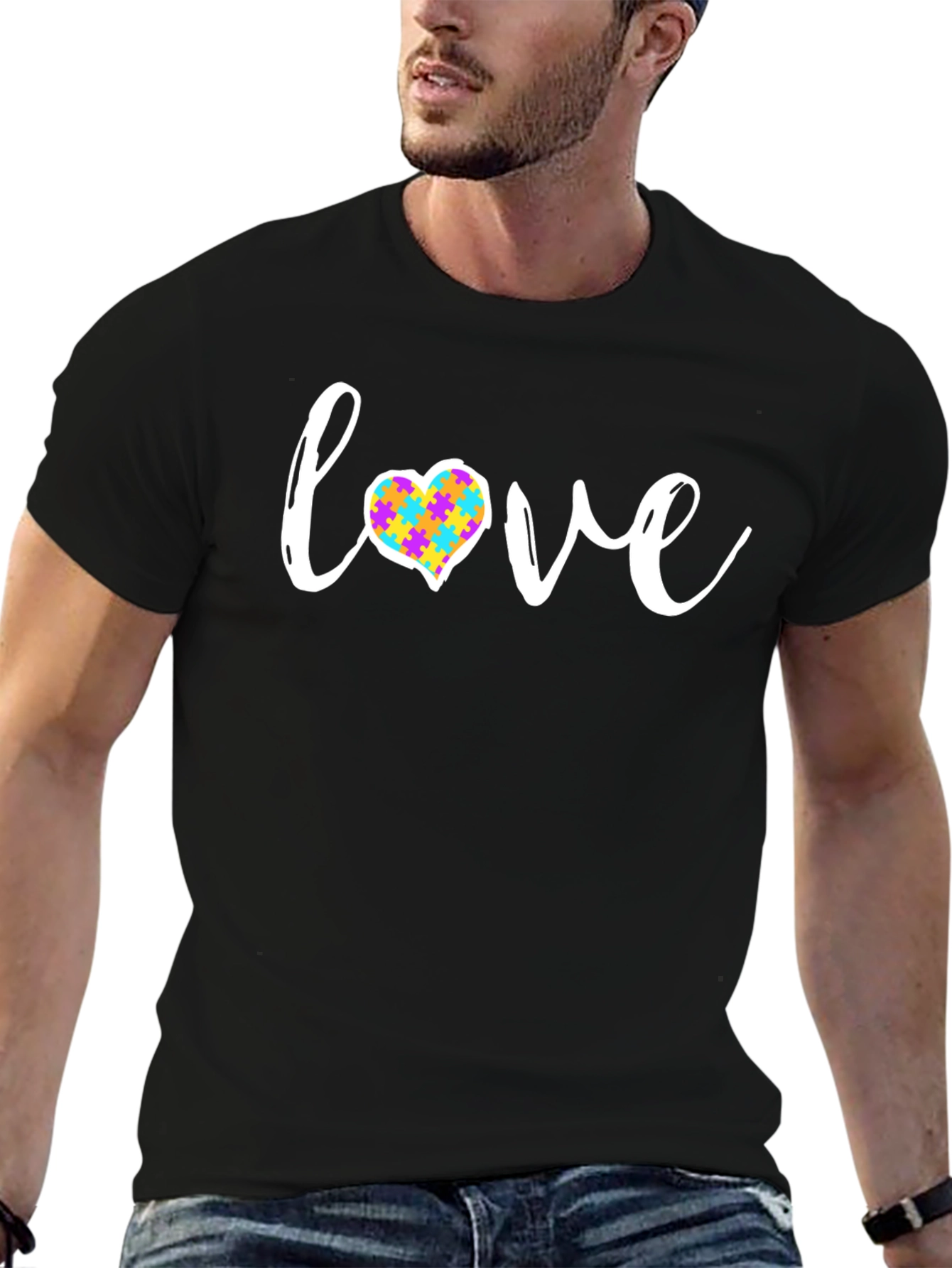 Autism Awareness Love Heart T-Shirt