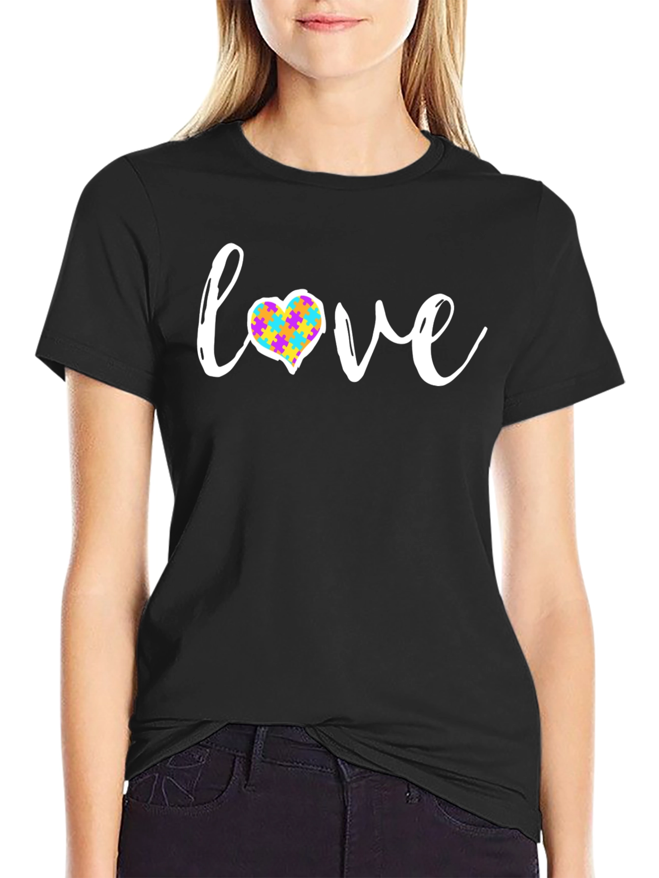 Autism Awareness Love Heart T-Shirt