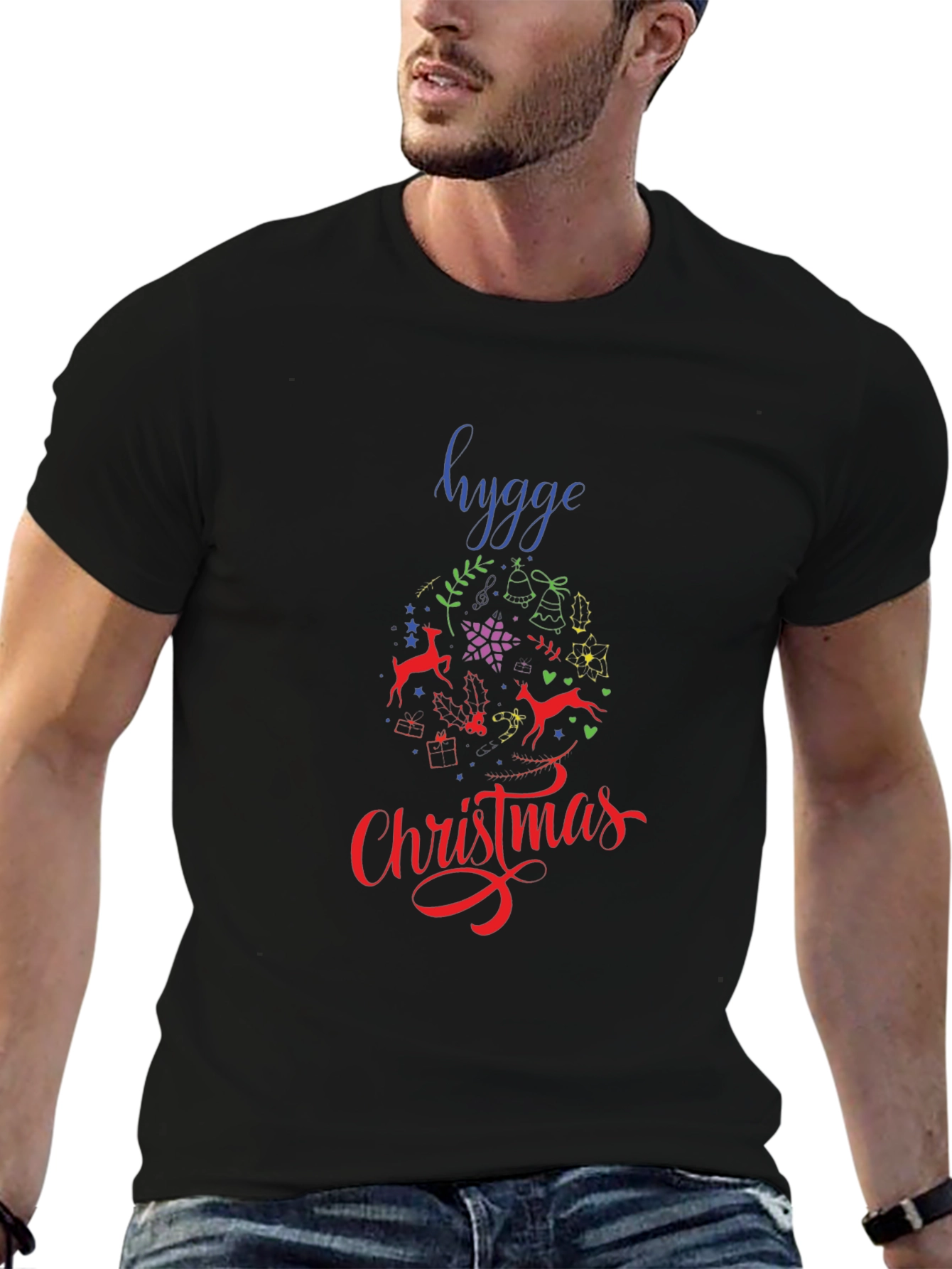 Hygge Christmas Graphic Tee - Holiday Cheer