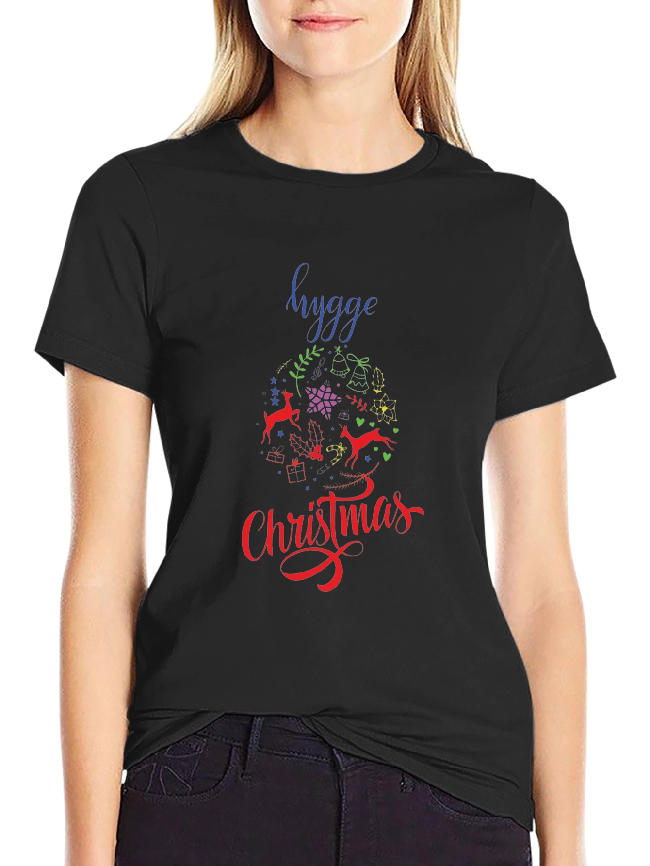 Hygge Christmas Graphic Tee - Holiday Cheer