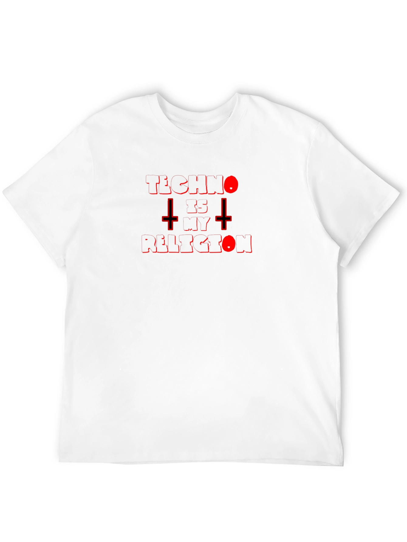 Techno is my Religion Black T-Shirt