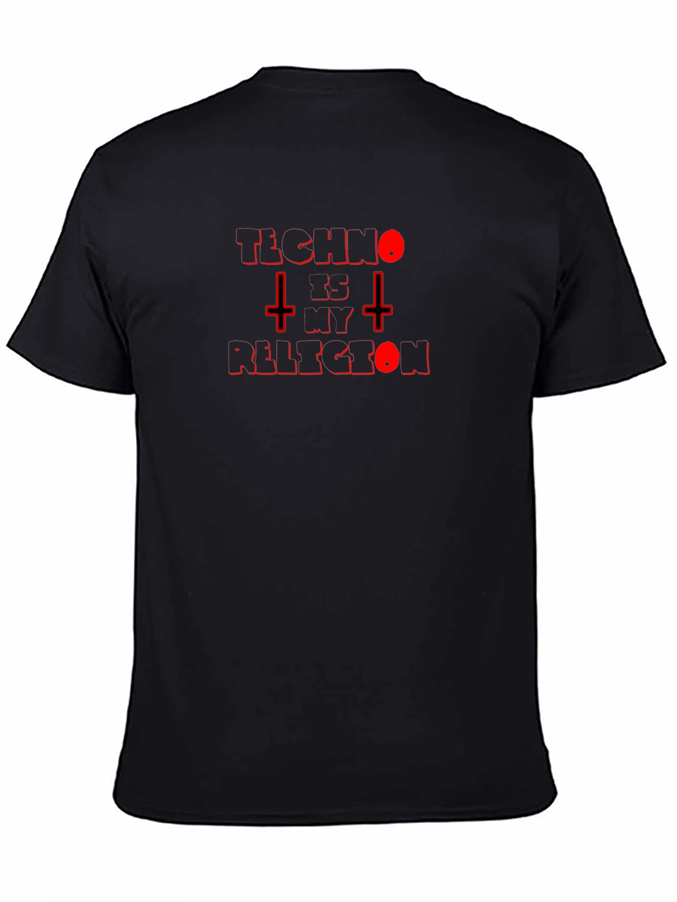 Techno is my Religion Black T-Shirt