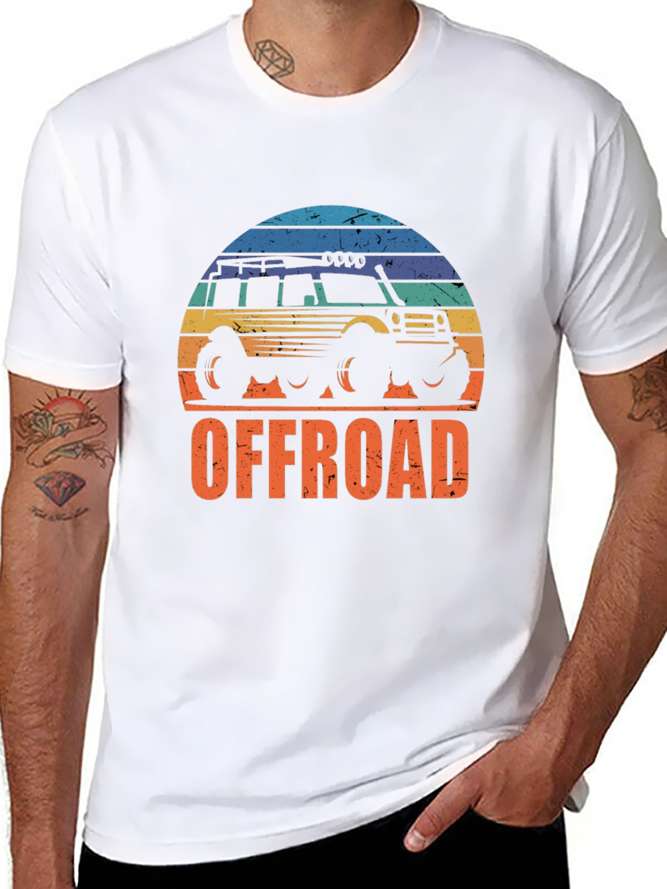 Offroad Adventure Tee - Retro 4x4 Design