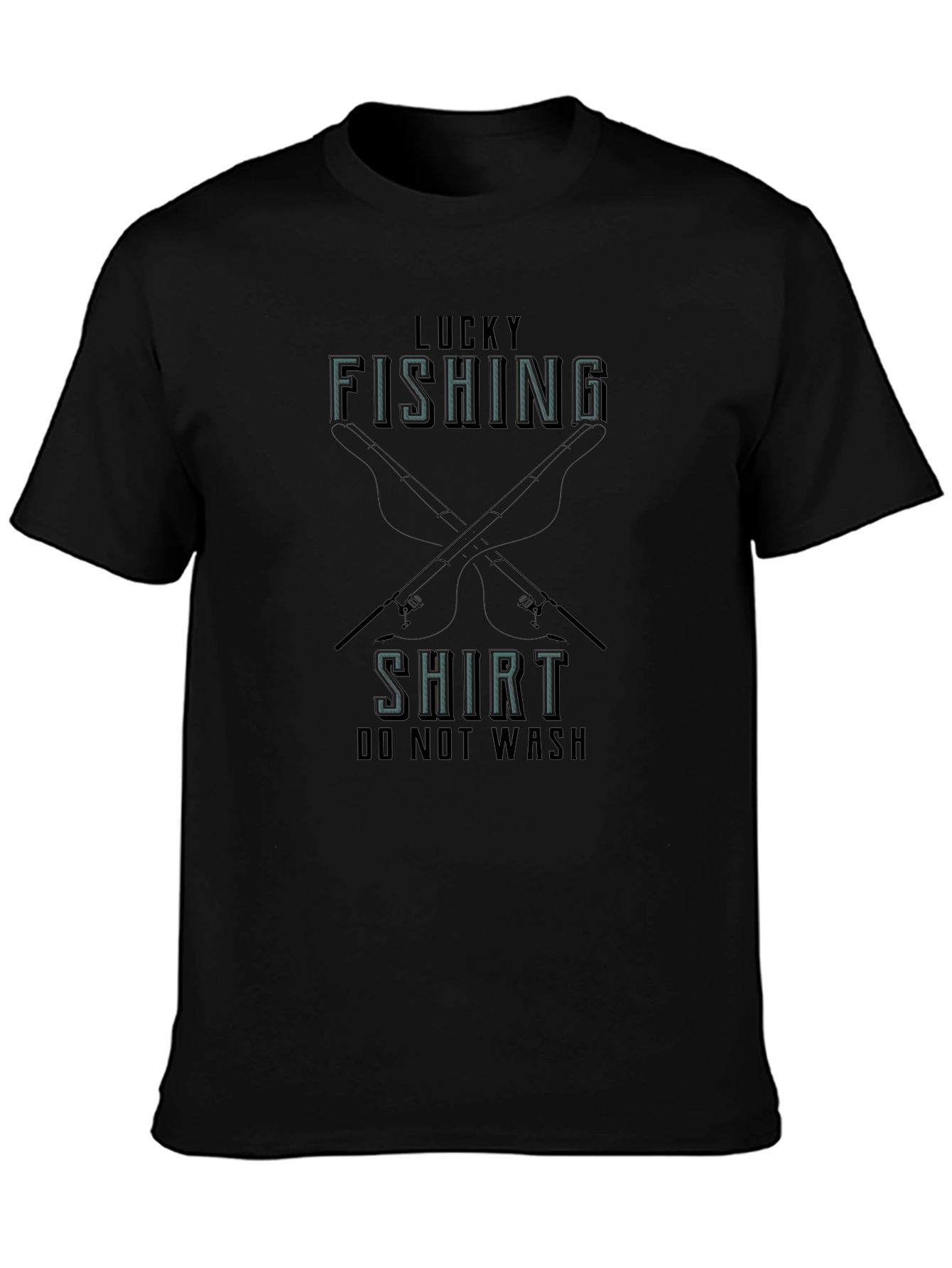 Lucky Fishing Shirt - Novelty Graphic Tee