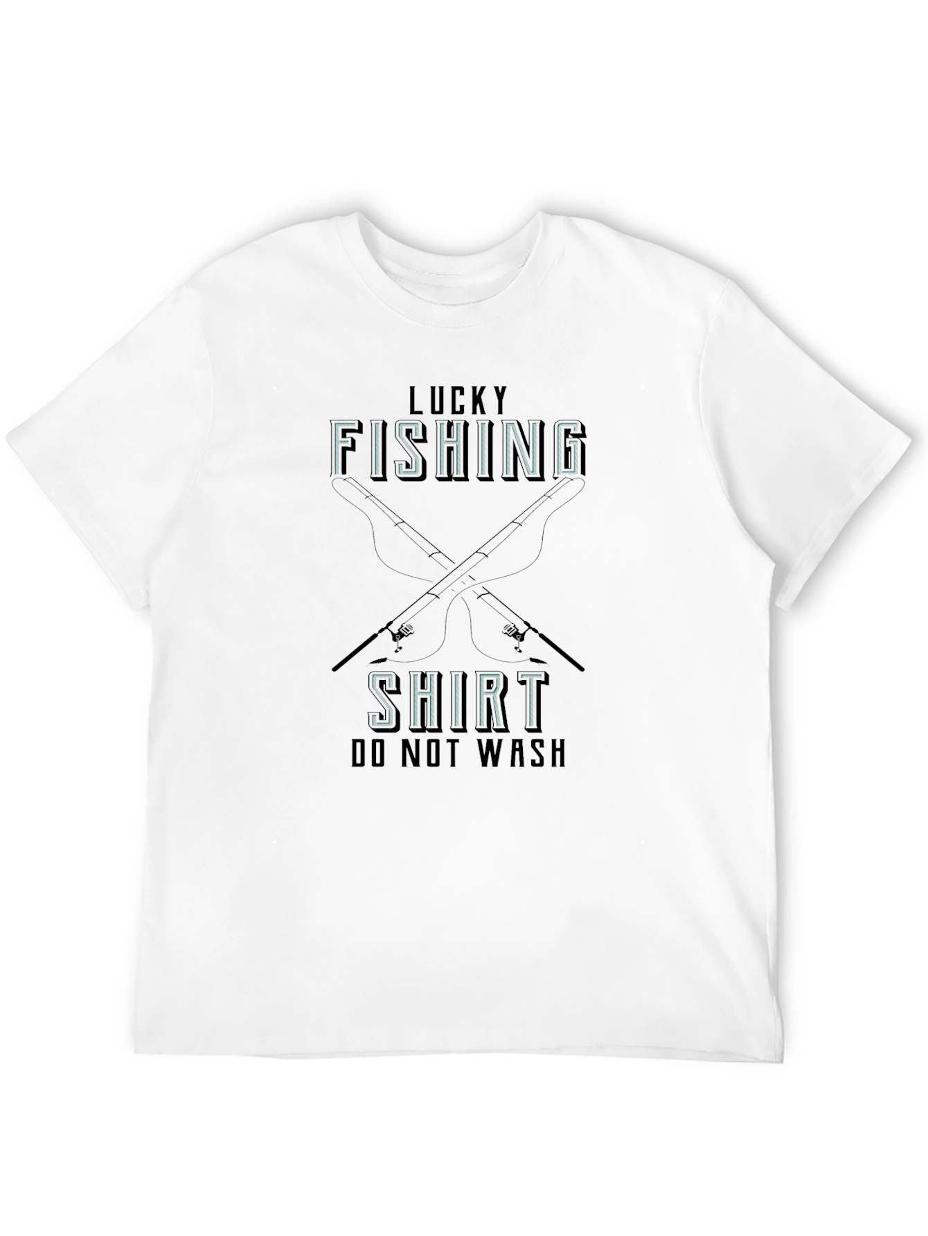 Lucky Fishing Shirt - Novelty Graphic Tee