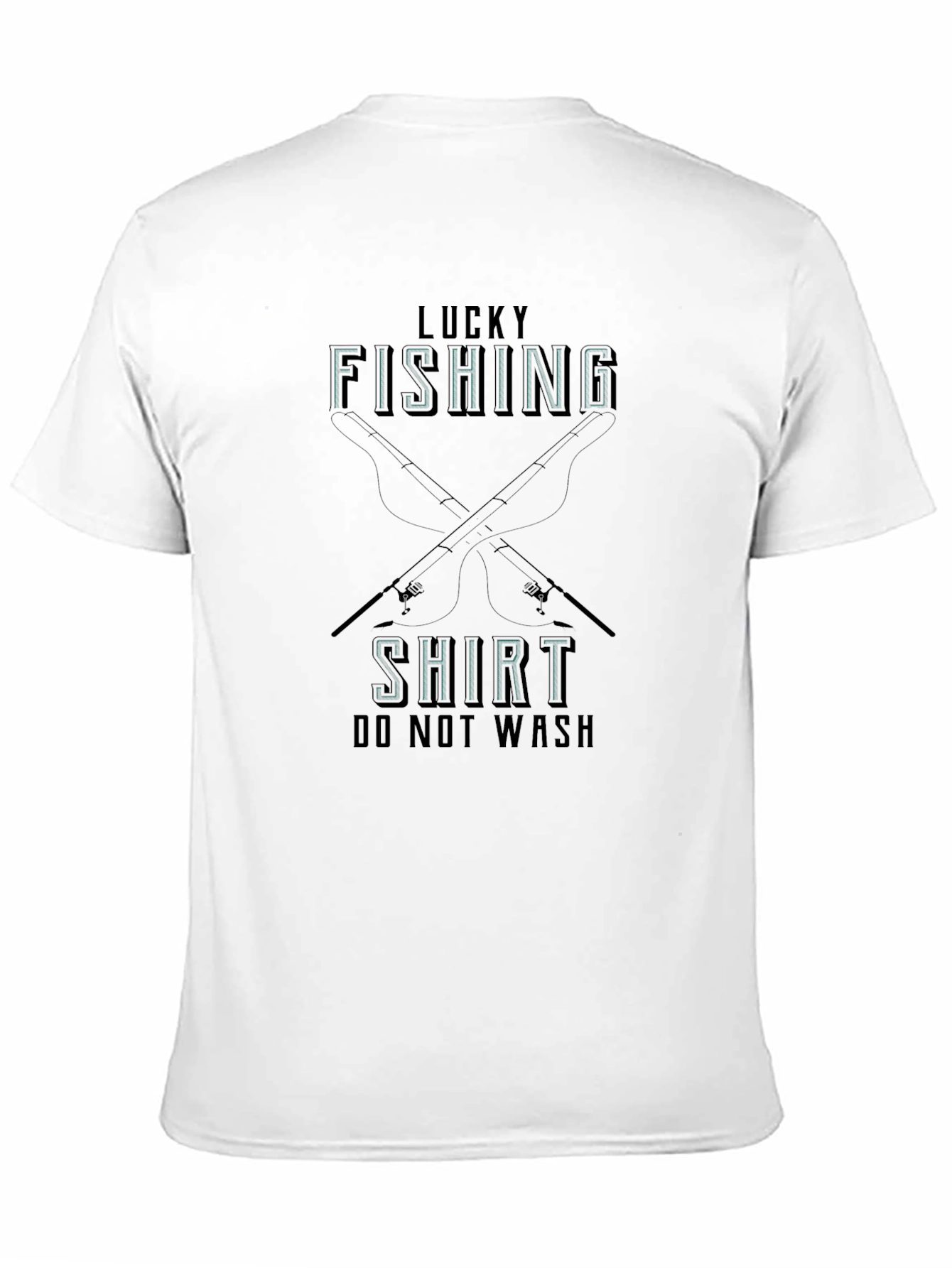 Lucky Fishing Shirt - Novelty Graphic Tee